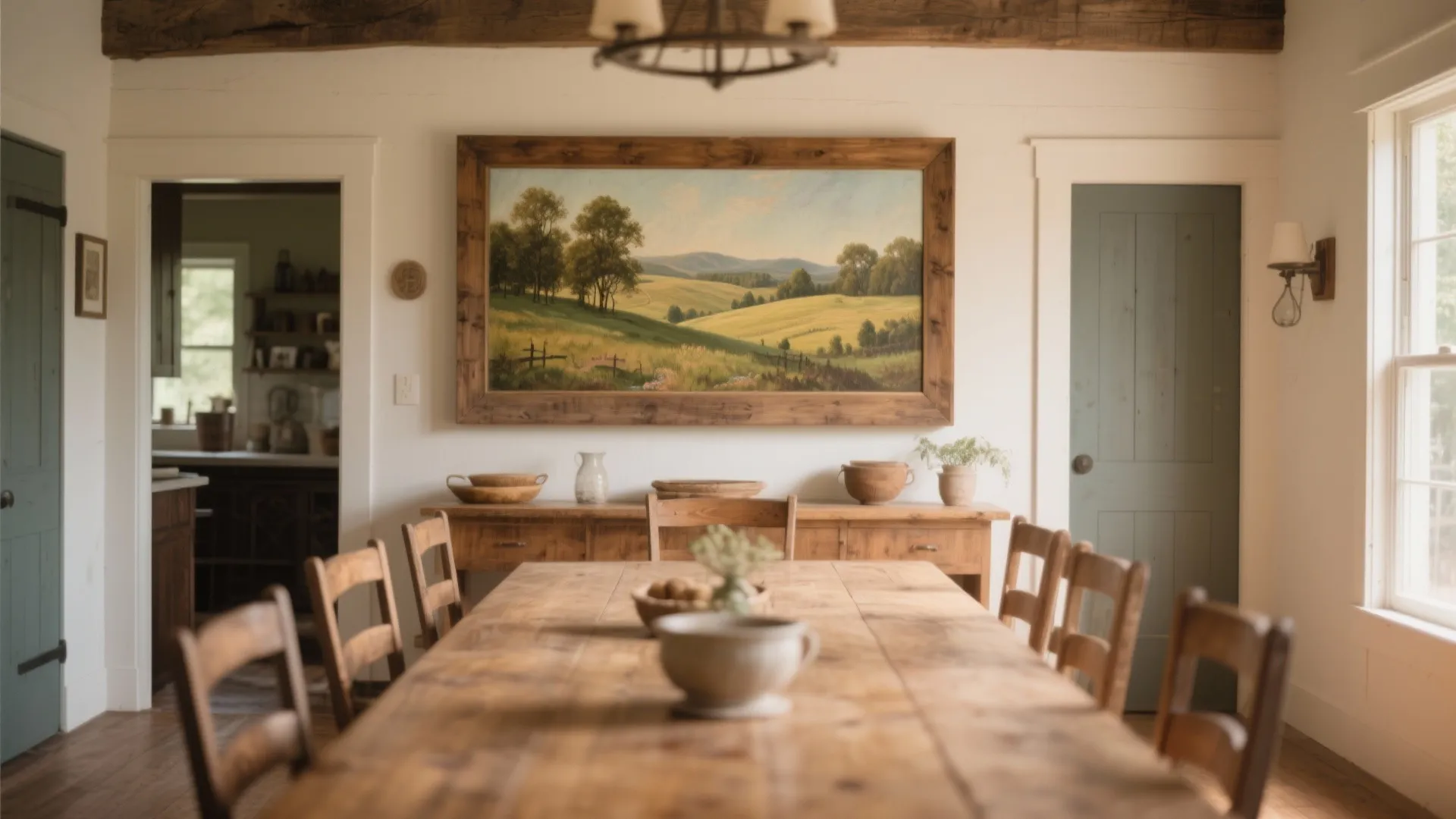 4. Oversized Farmhouse Art Piece