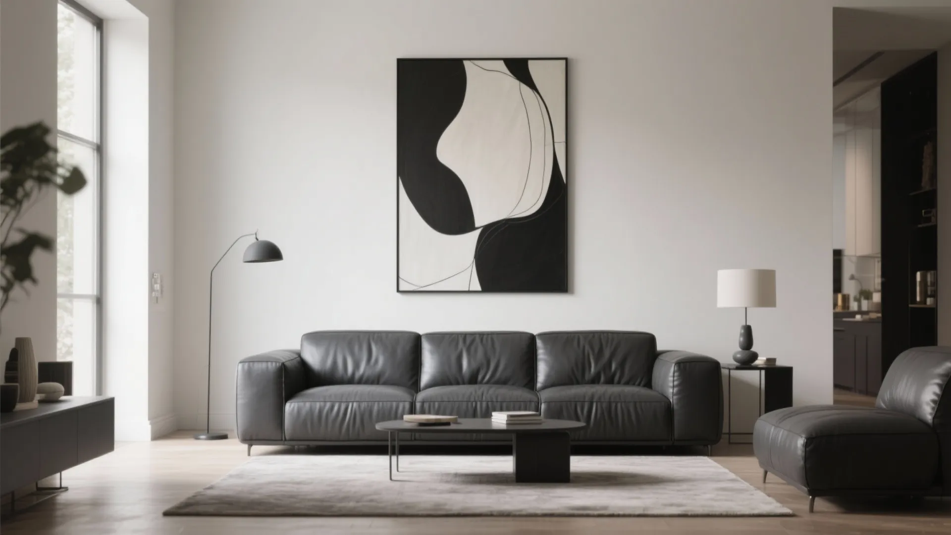 4. Oversized Art for Impact