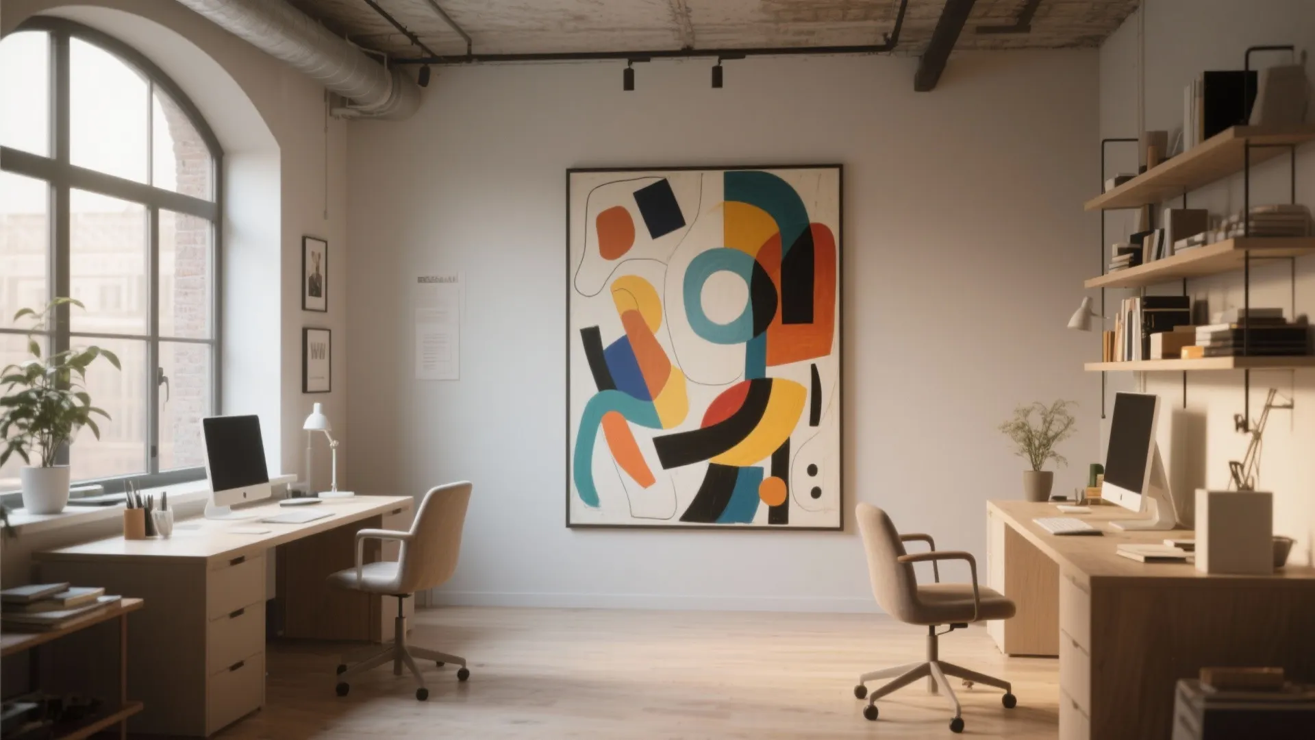 3. Oversized Art for Bold Impact