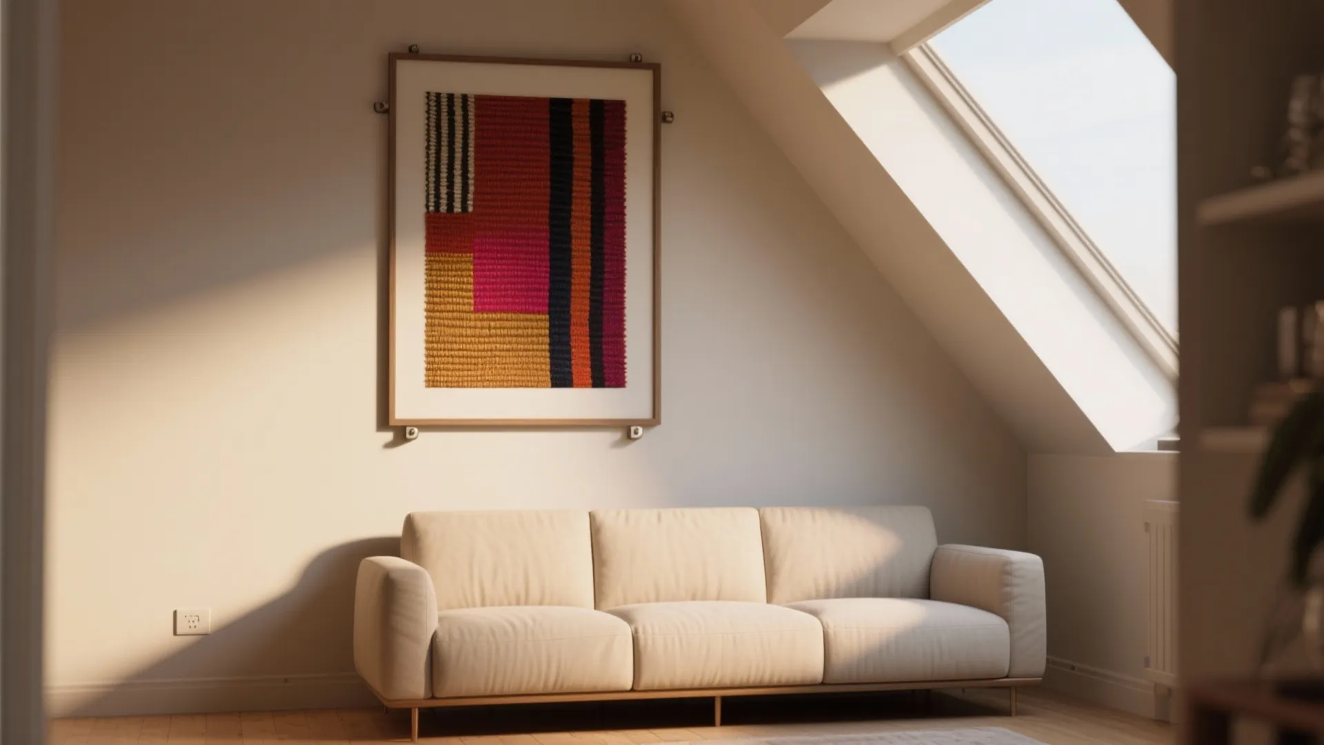 2. Oversized Art or Tapestry