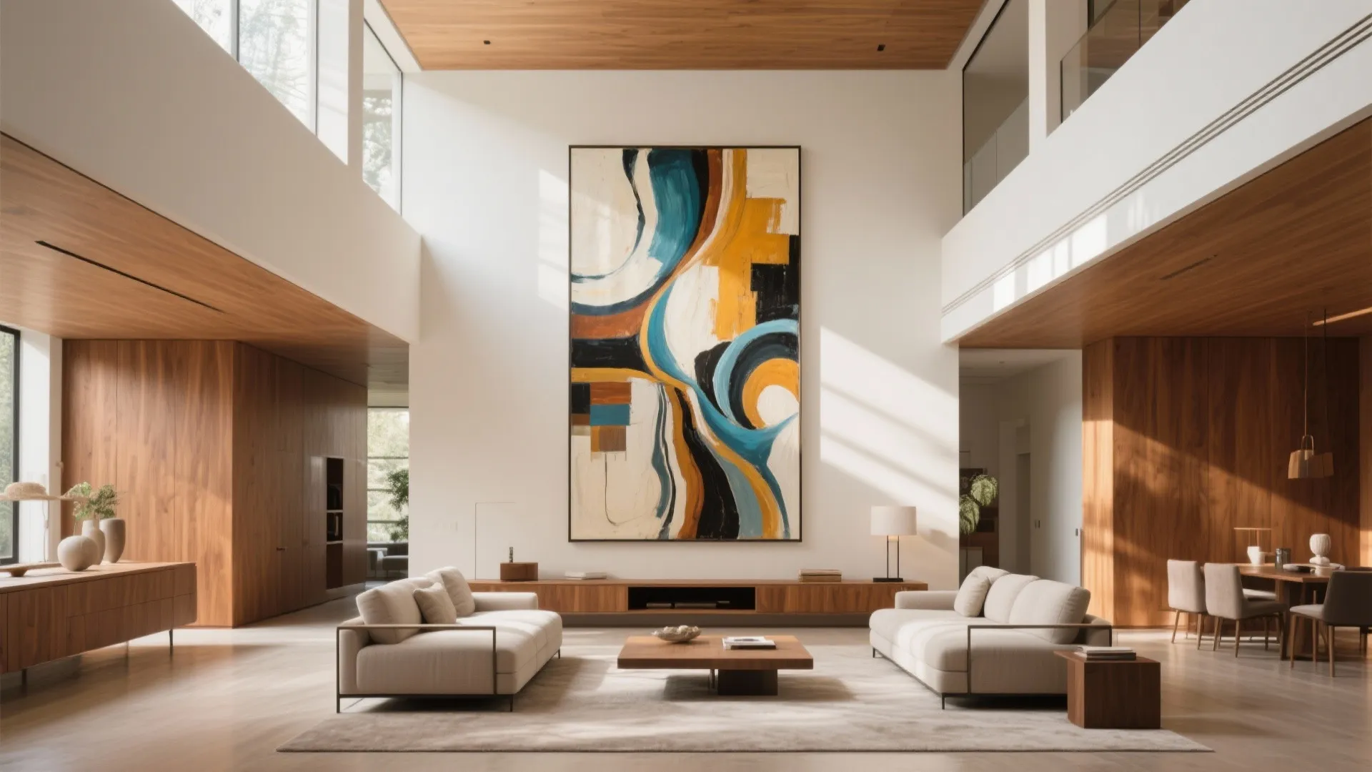 1. Oversized Statement Art