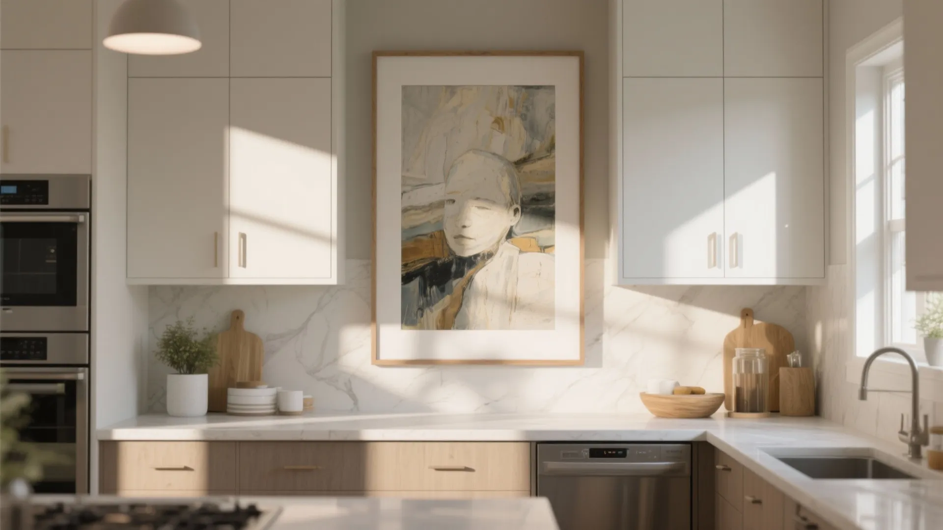 5. Oversized Artwork