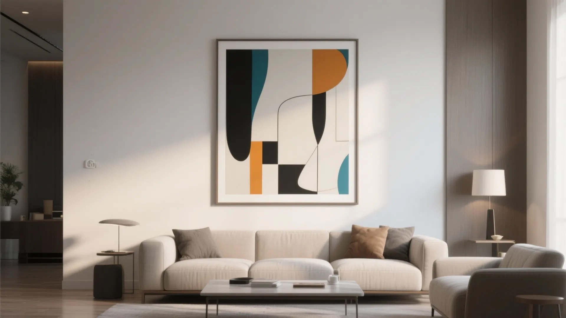 7. Oversized Artwork for Impact