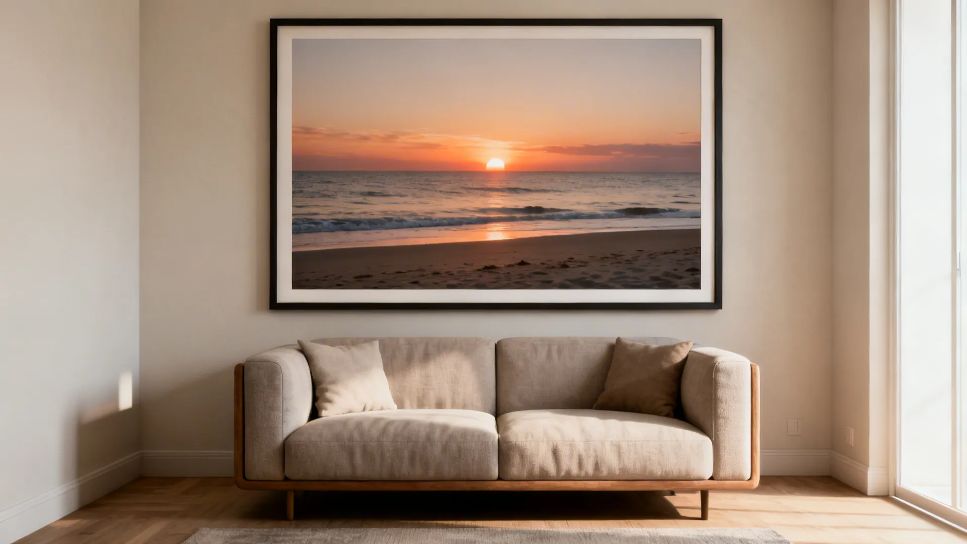 1. Oversized Coastal Photography