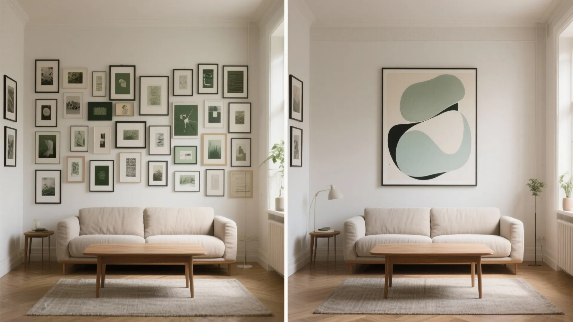 The Power of Oversized Art in Small Rooms