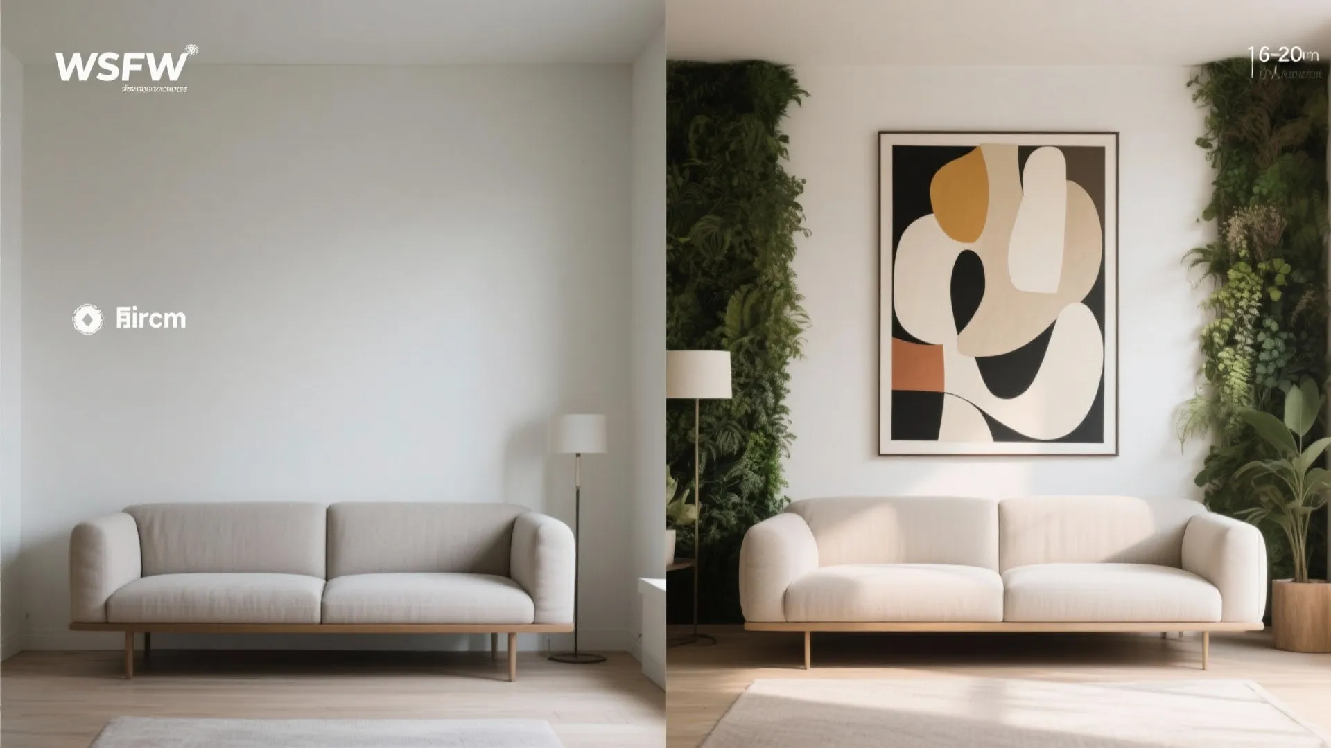 2) Oversized Statement Piece to Stretch Space