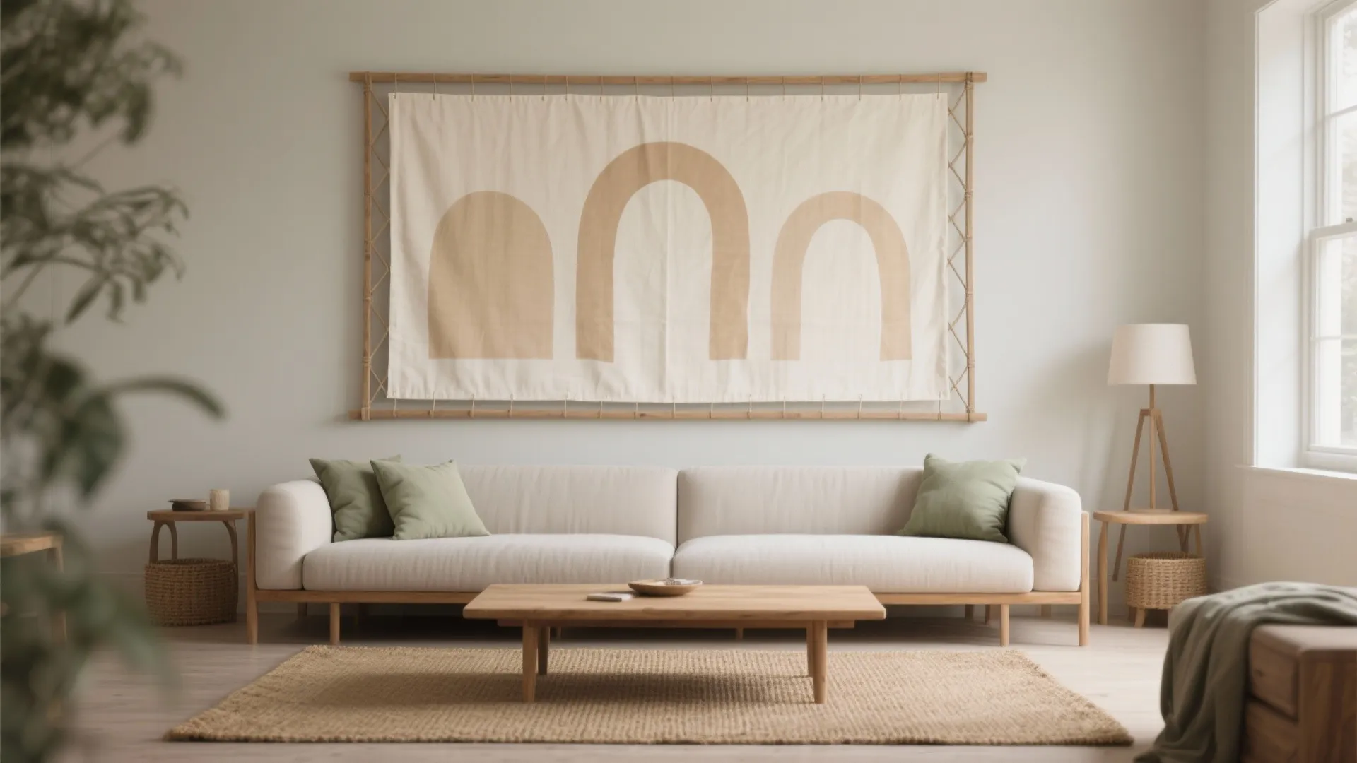 Oversized DIY Canvas or Fabric Wall Art