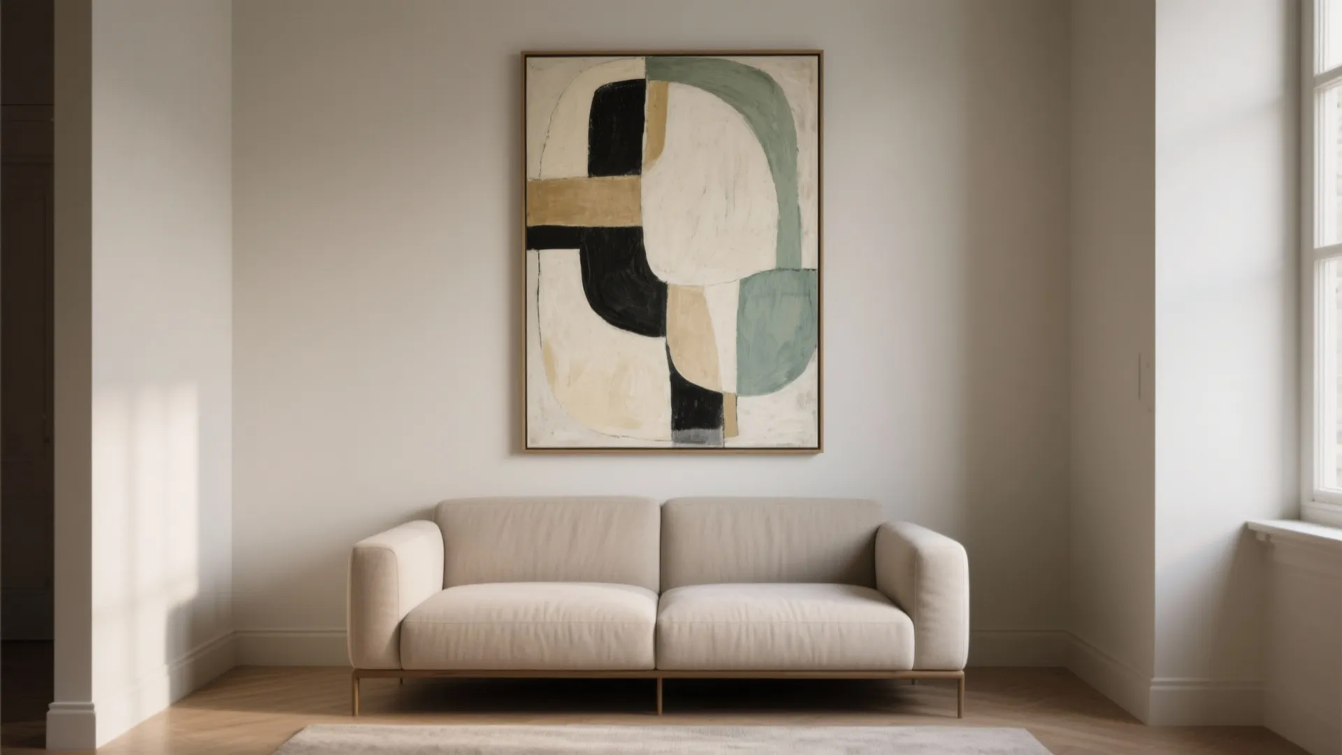 2) Oversized Statement Piece to Stretch Space