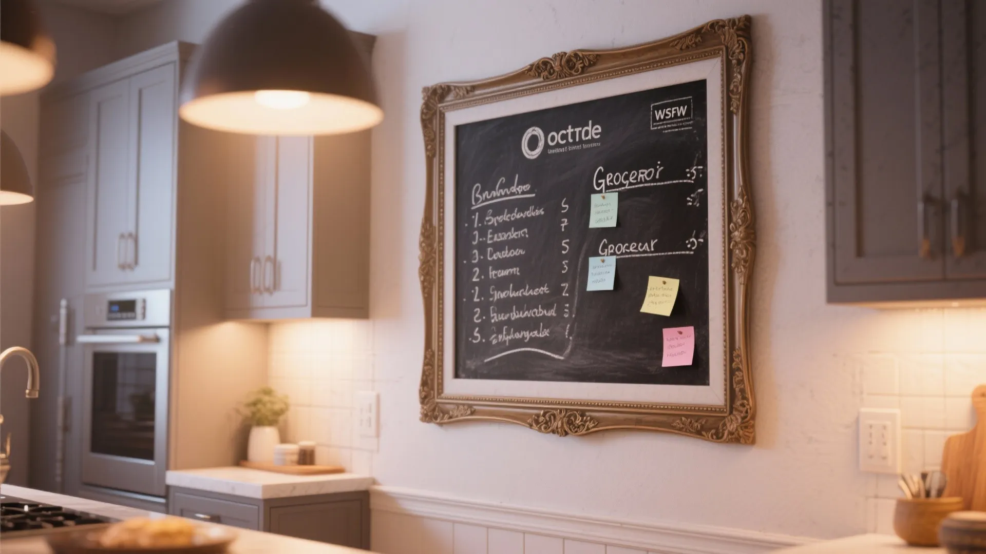 5. Oversized Chalkboards