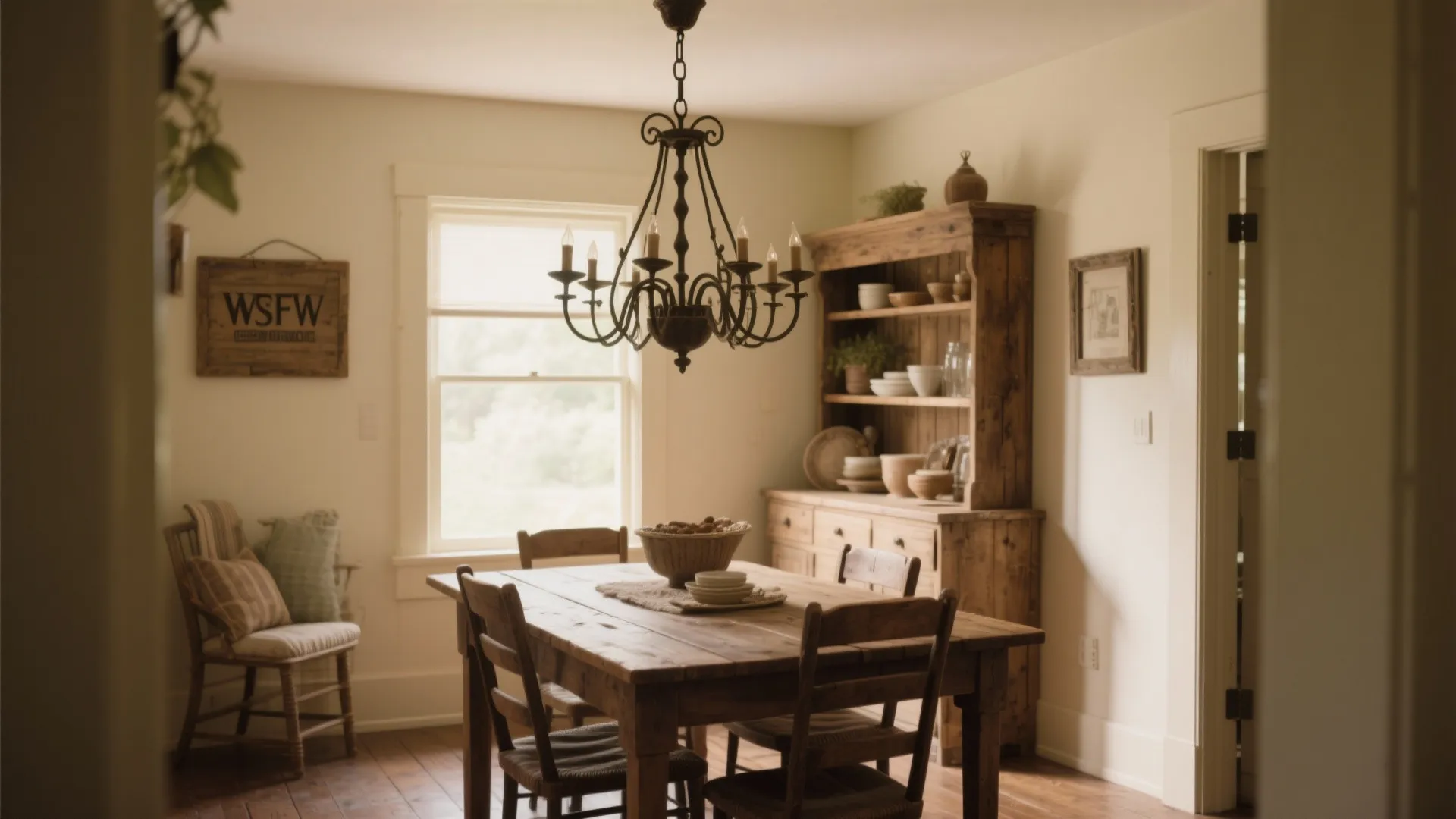 1. Oversized Rustic Chandelier