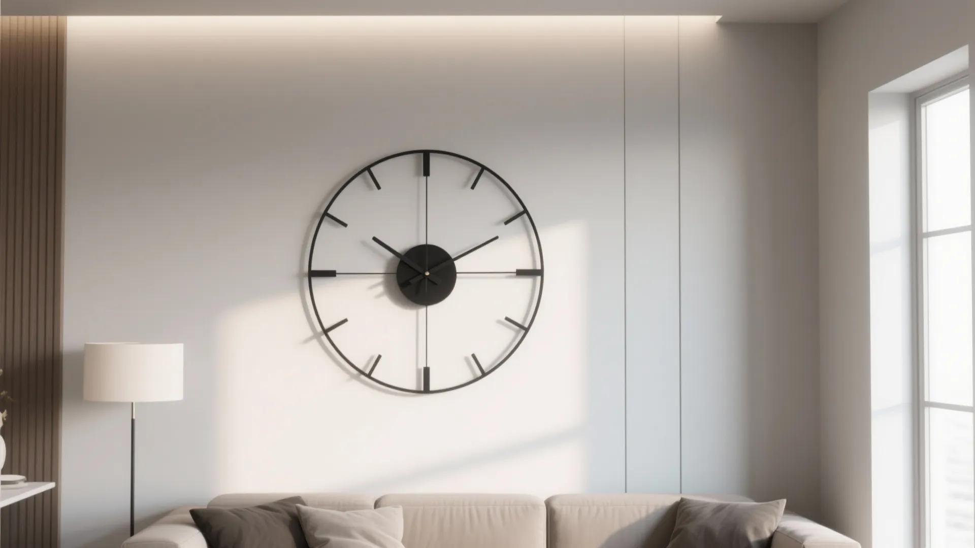 10. Oversized Clock