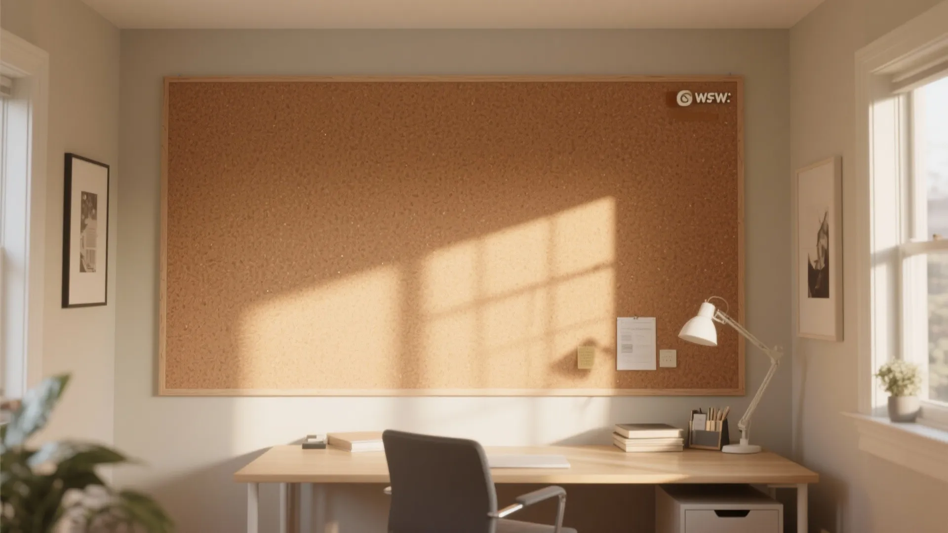 1. Oversized Statement Cork Board