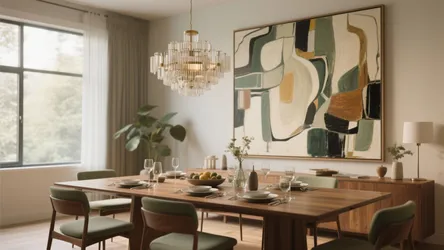 5 Big Wall Art Ideas for Dining Rooms