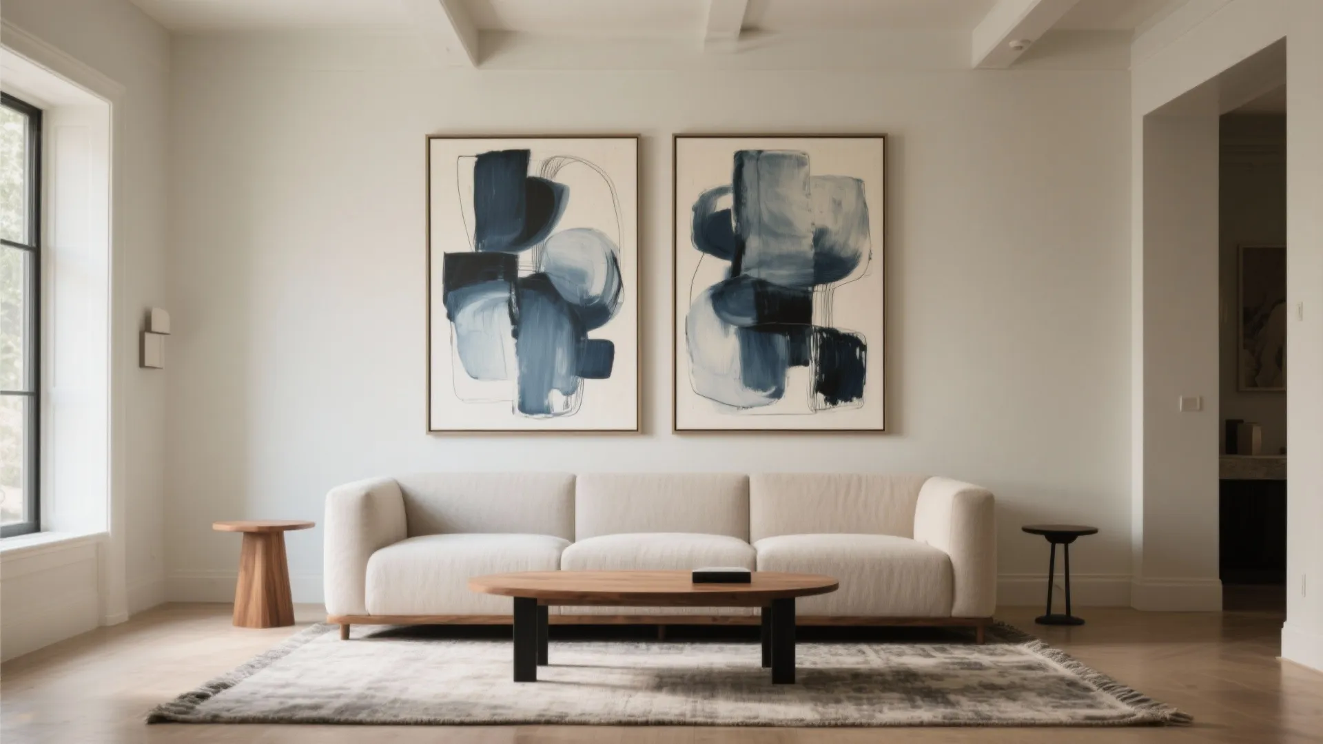 Oversized Diptych or Triptych Art