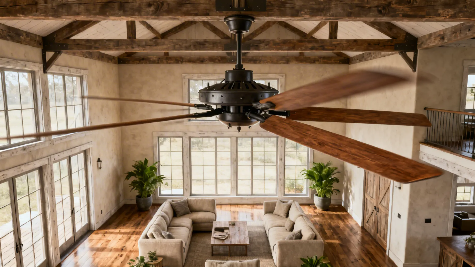 Ceiling Fan Ideas for Large Living Rooms — 5 Designs