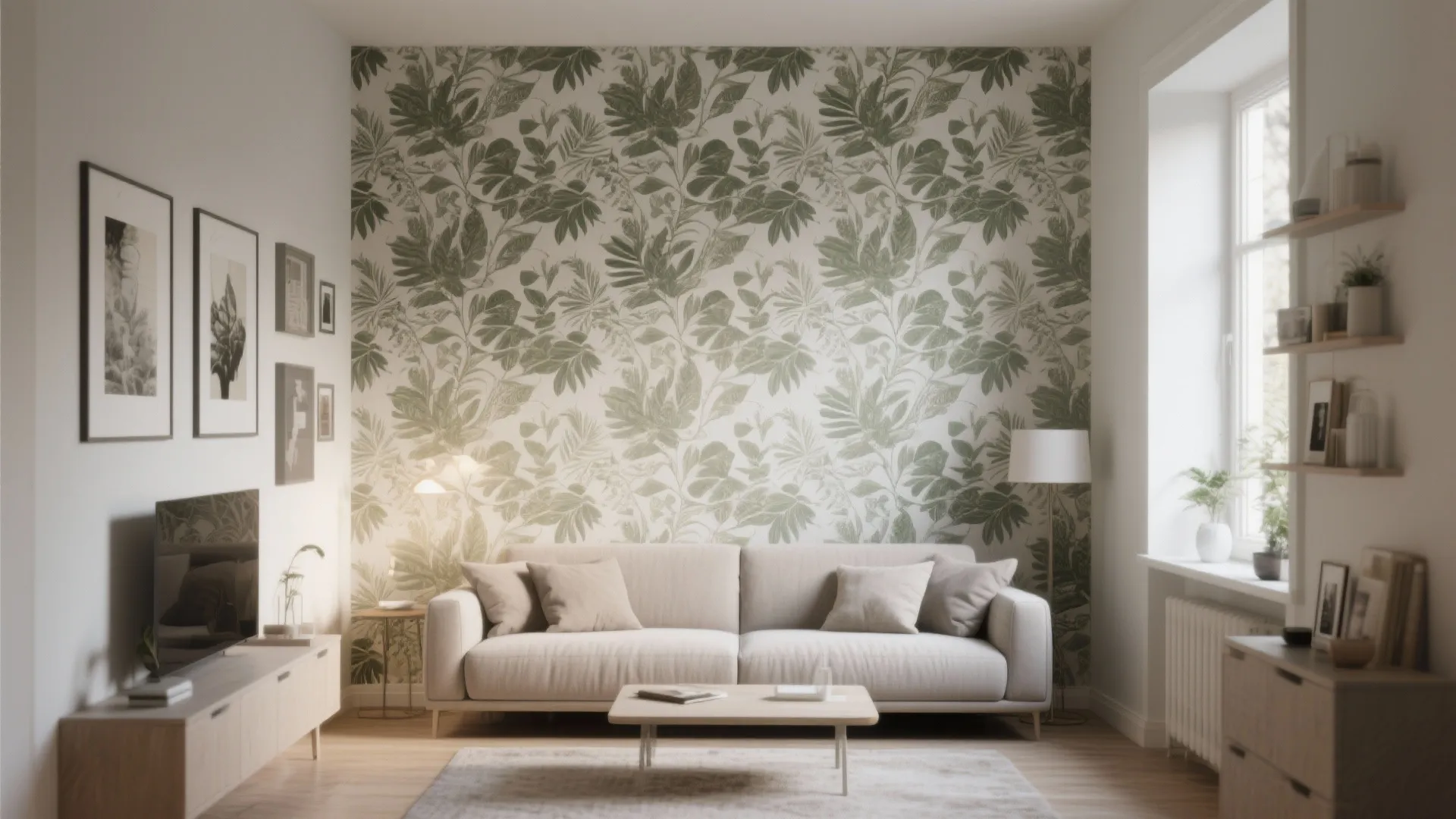 Oversized Motifs on a Single Feature Wall