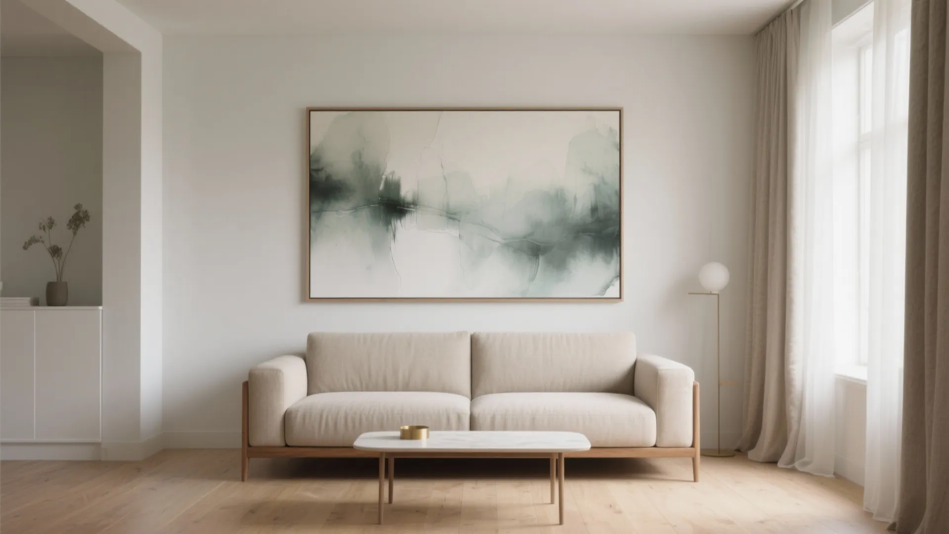 Oversized Wall Print as a Focal Point