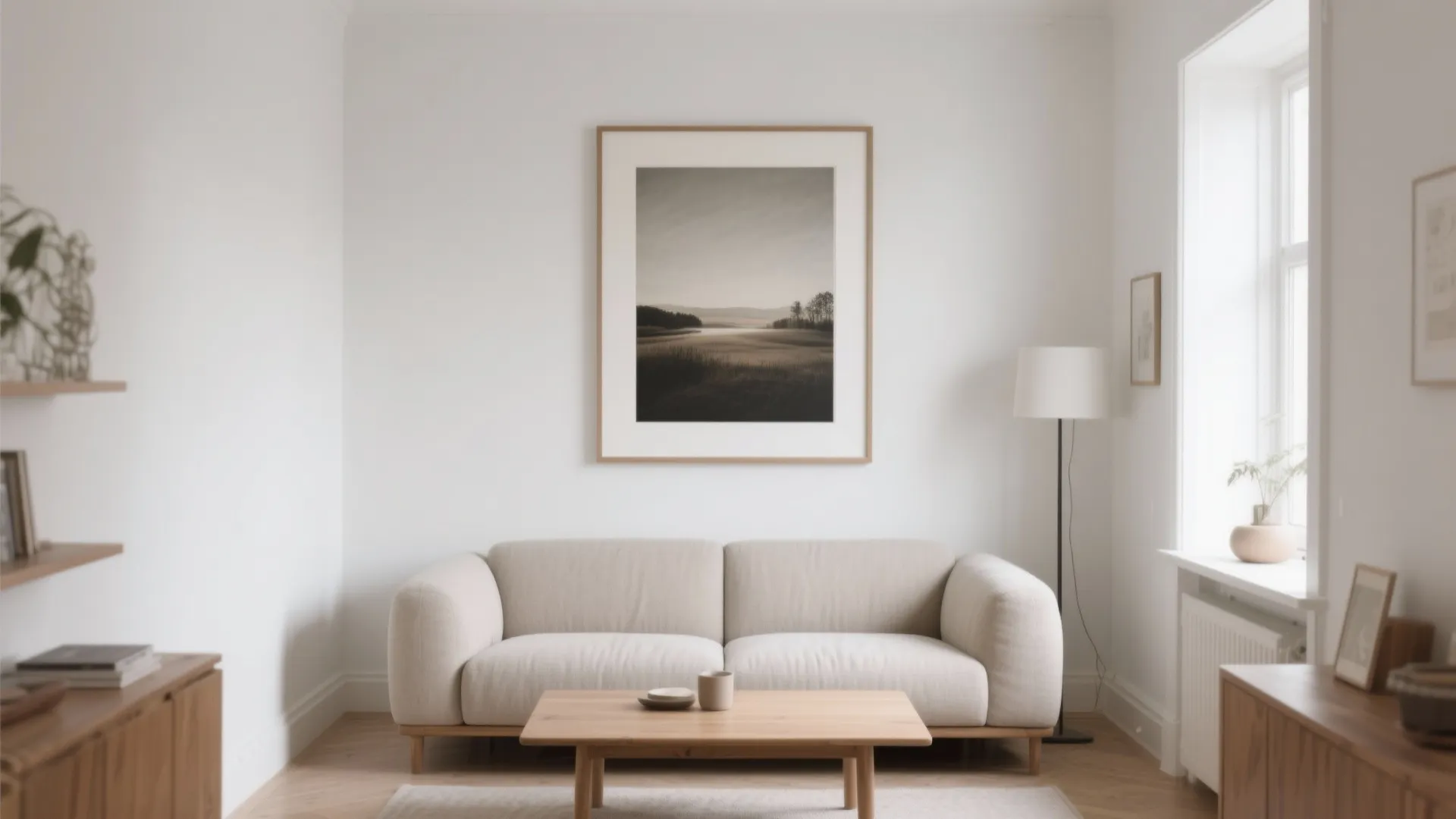 Oversized Statement Frame as Focal Point