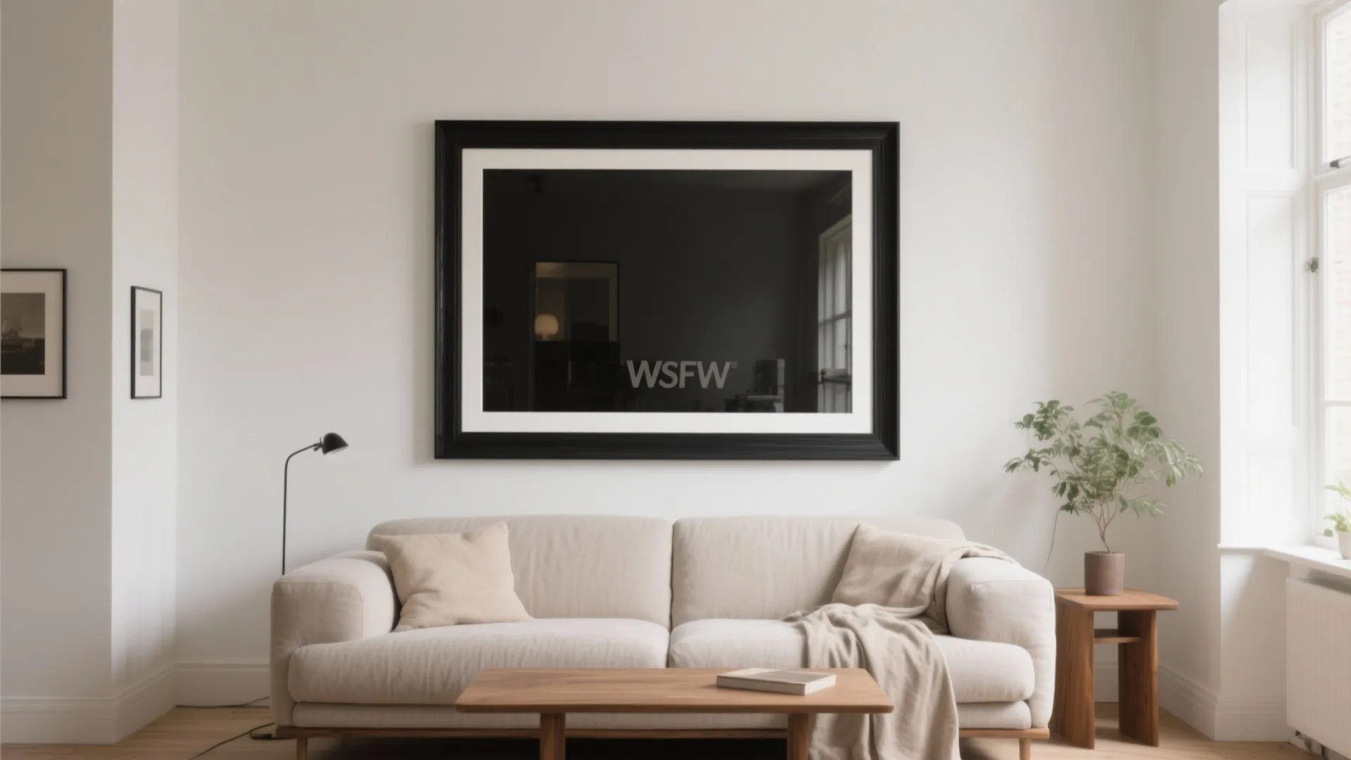 Oversized Statement Frame & Generous Mats