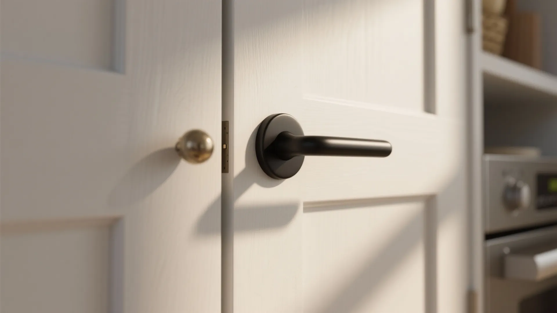 3. Choose oversized statement handles sparingly