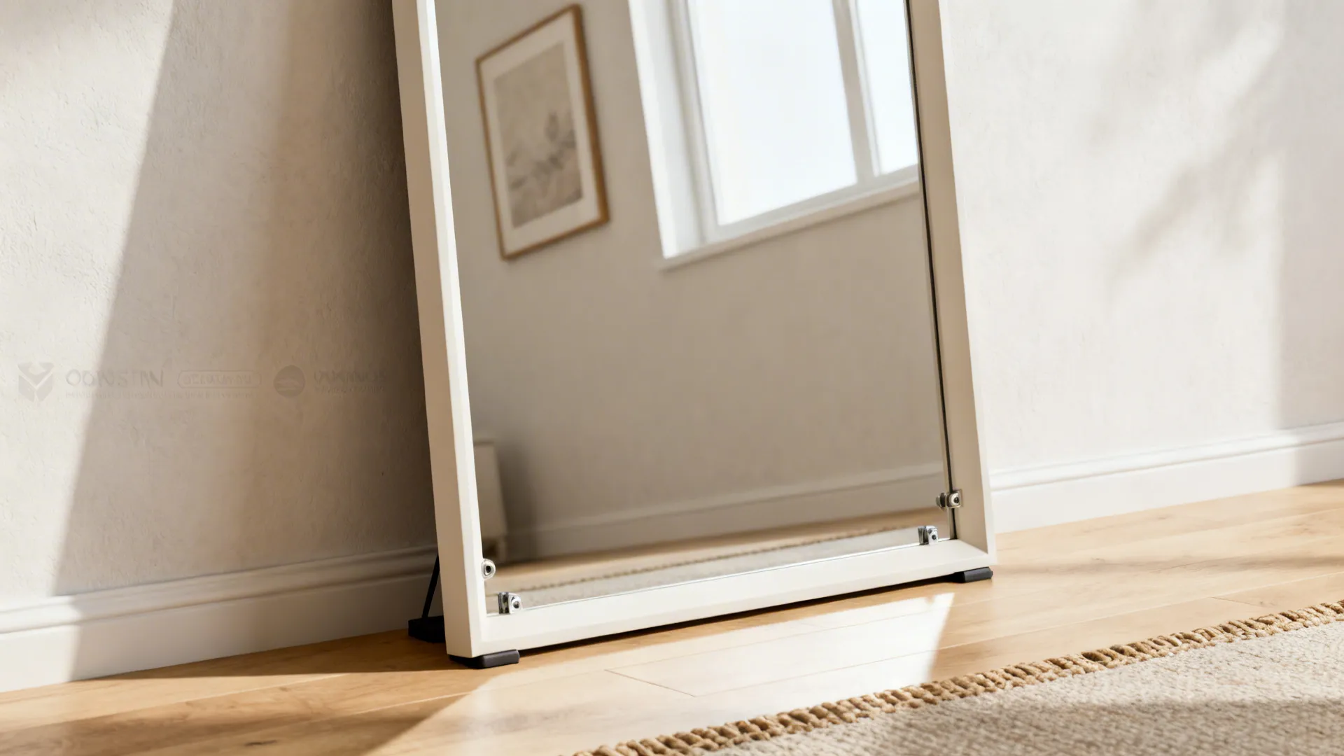 1. The Oversized Minimalist Mirror