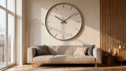 5 Decorative Wall Clock Ideas for Living Rooms