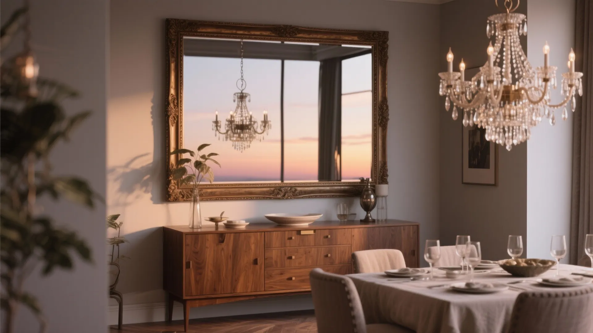 Oversized Statement Mirror