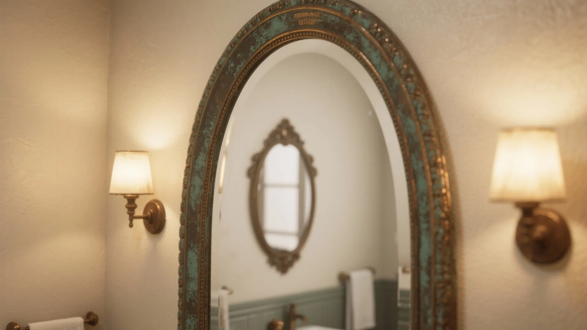 3. Oversized Mirror or Vintage Find
