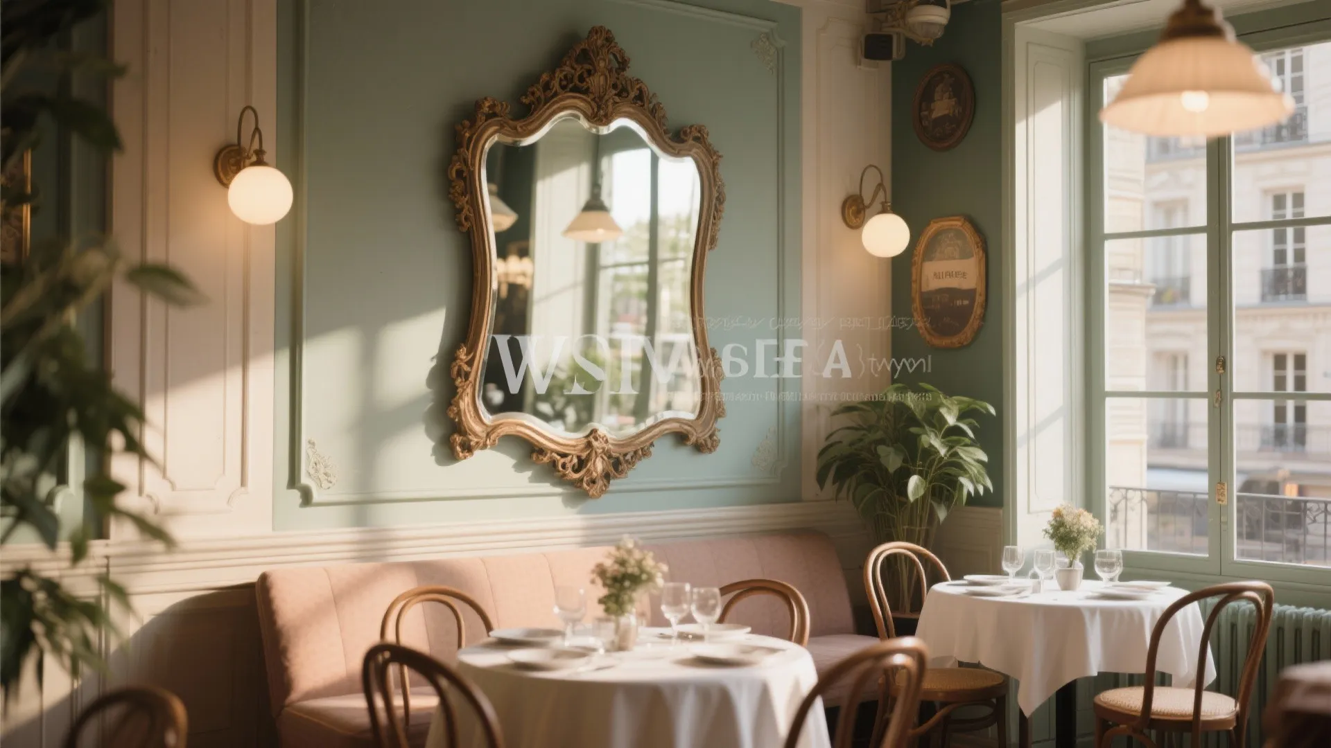 5. Oversized Mirrors