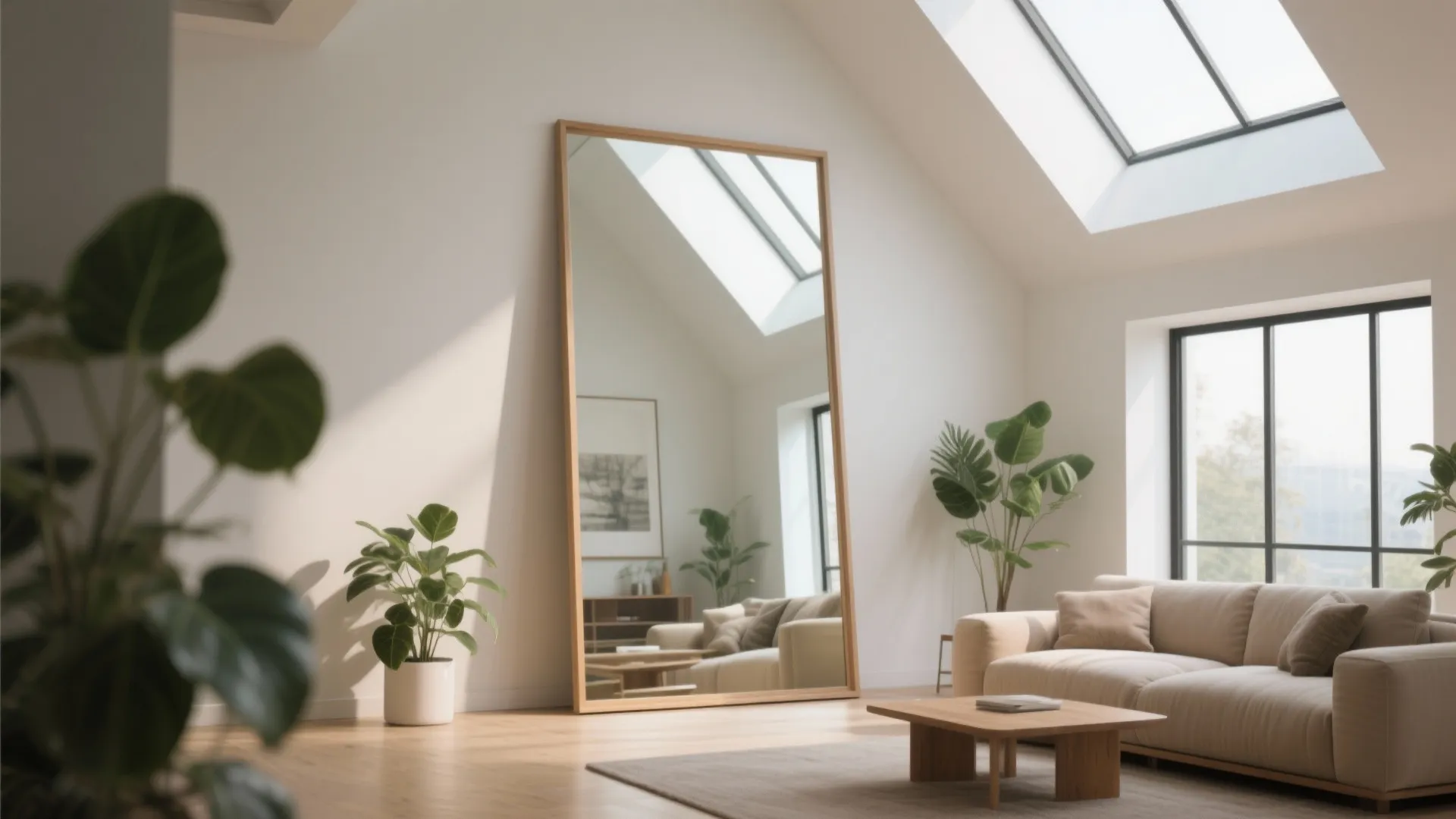 Oversized Statement Mirror