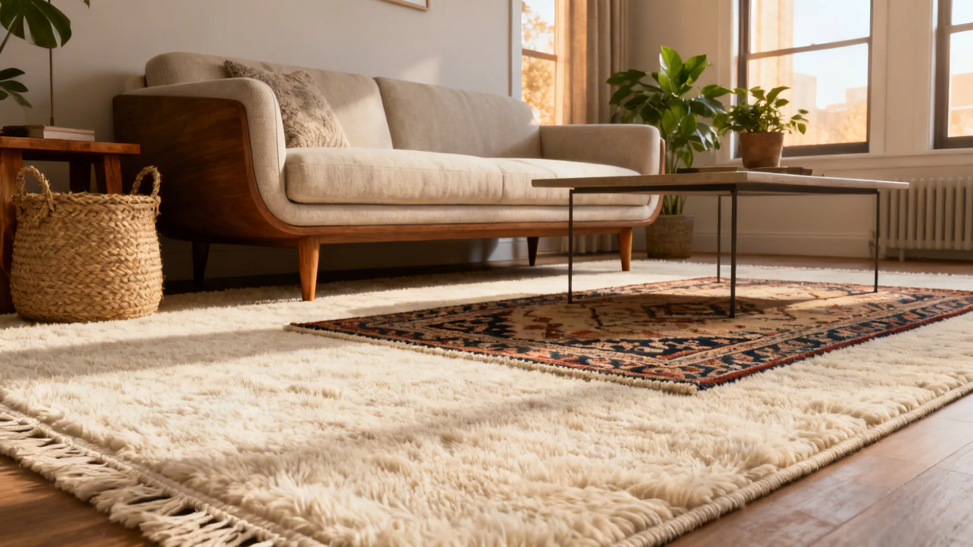 Luxury Area Rugs: 5 Living Room Ideas: How to pick and style luxury area rugs for small and large living rooms