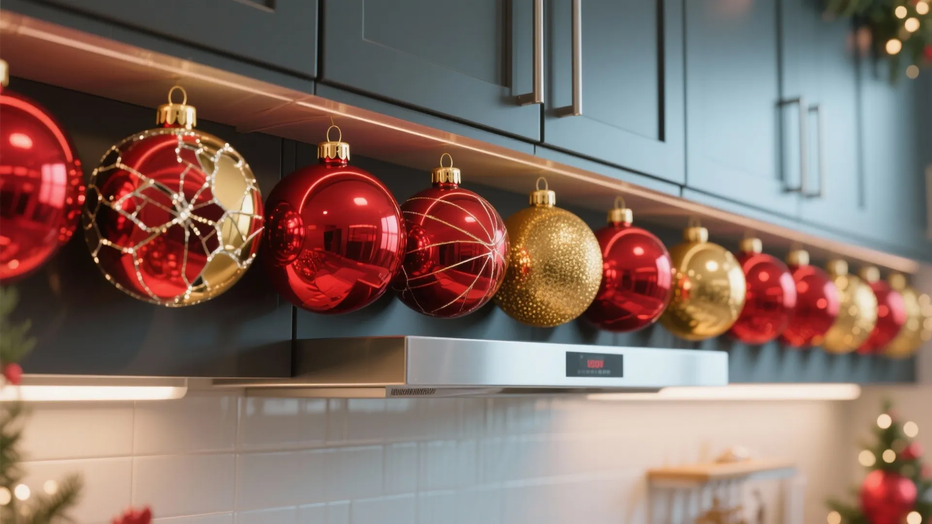 4. Oversized Ornaments