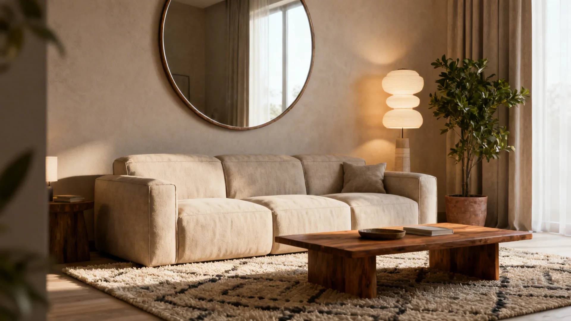 5 Round Wall Mirror Ideas for Living Rooms