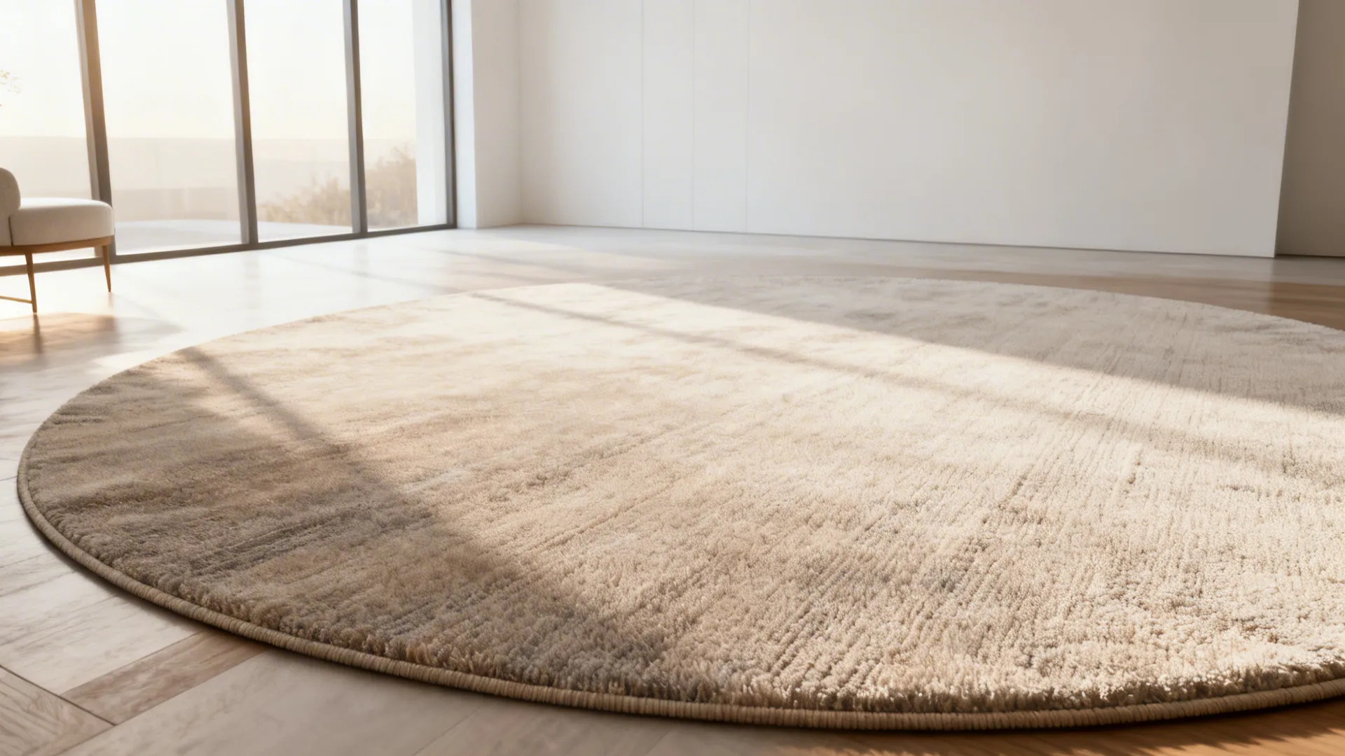 4. Go oversized for drama in a minimal room