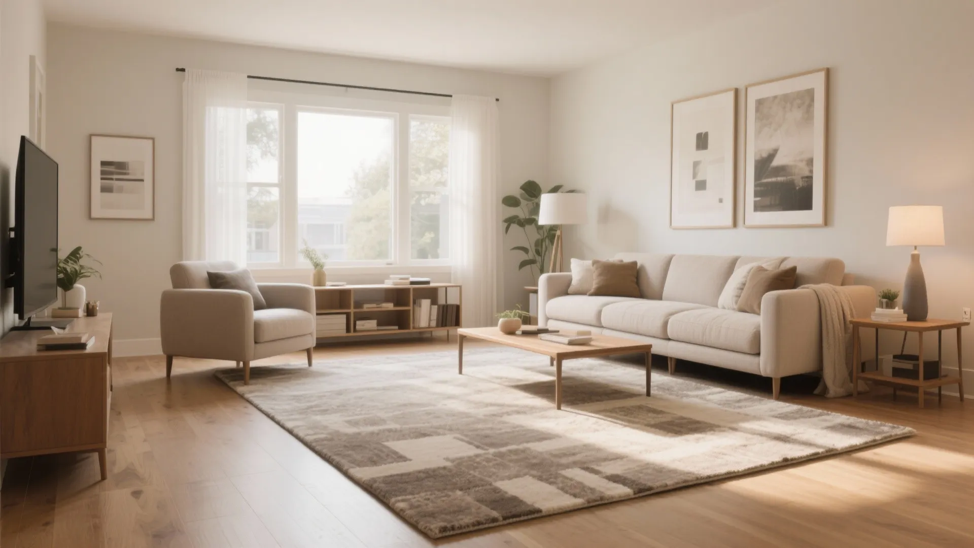 1. Go for a Larger Rug Than You Think