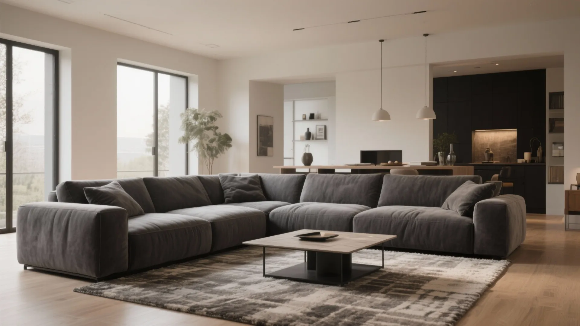 4. Oversized sectional sofa