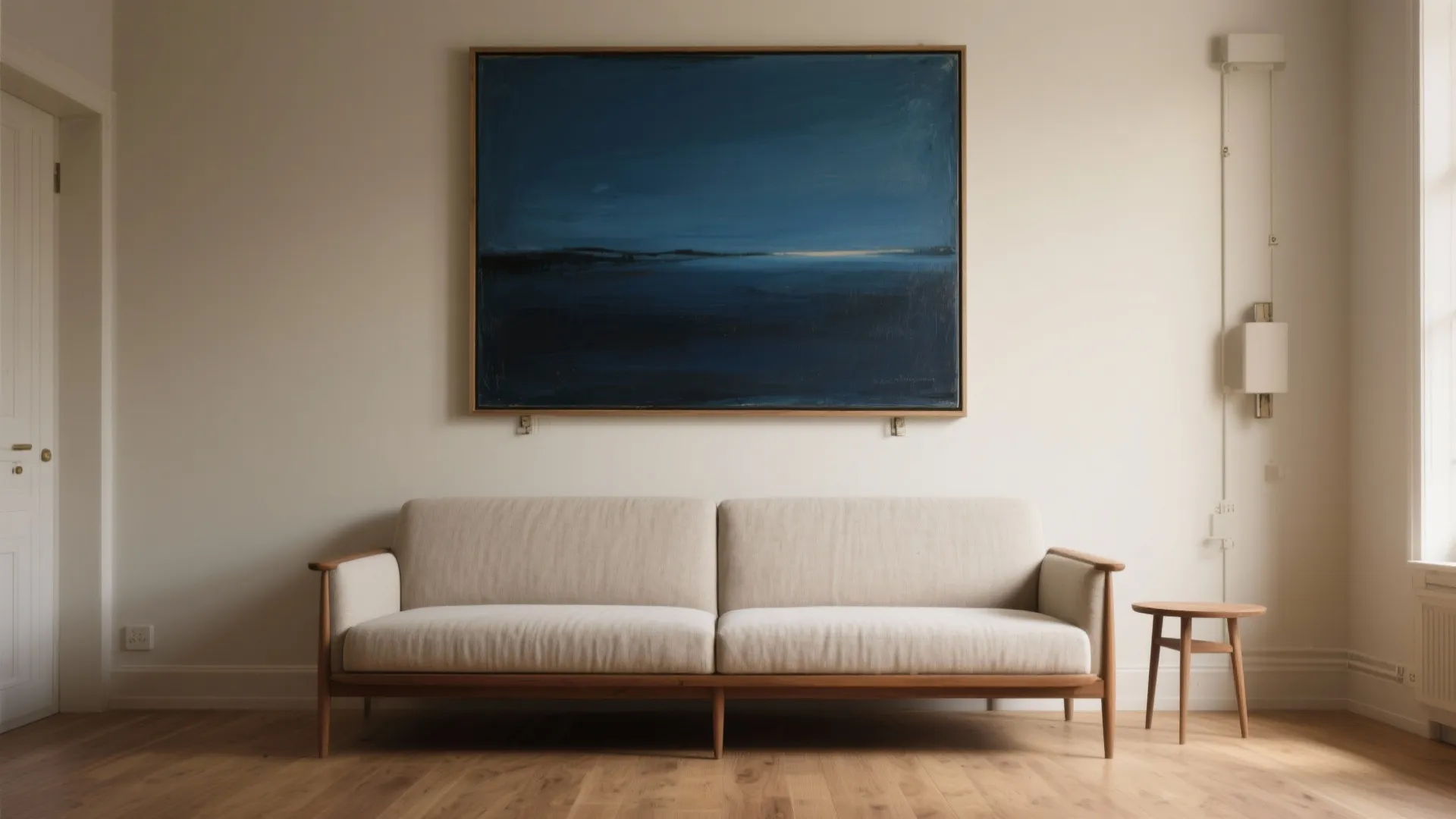 1. Oversized Single Statement Painting