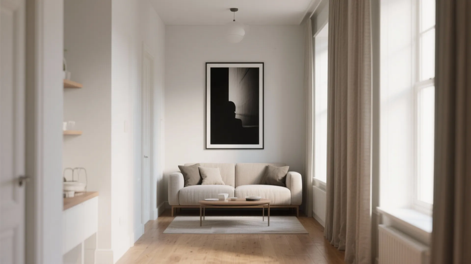 1. Single Oversized Statement Piece