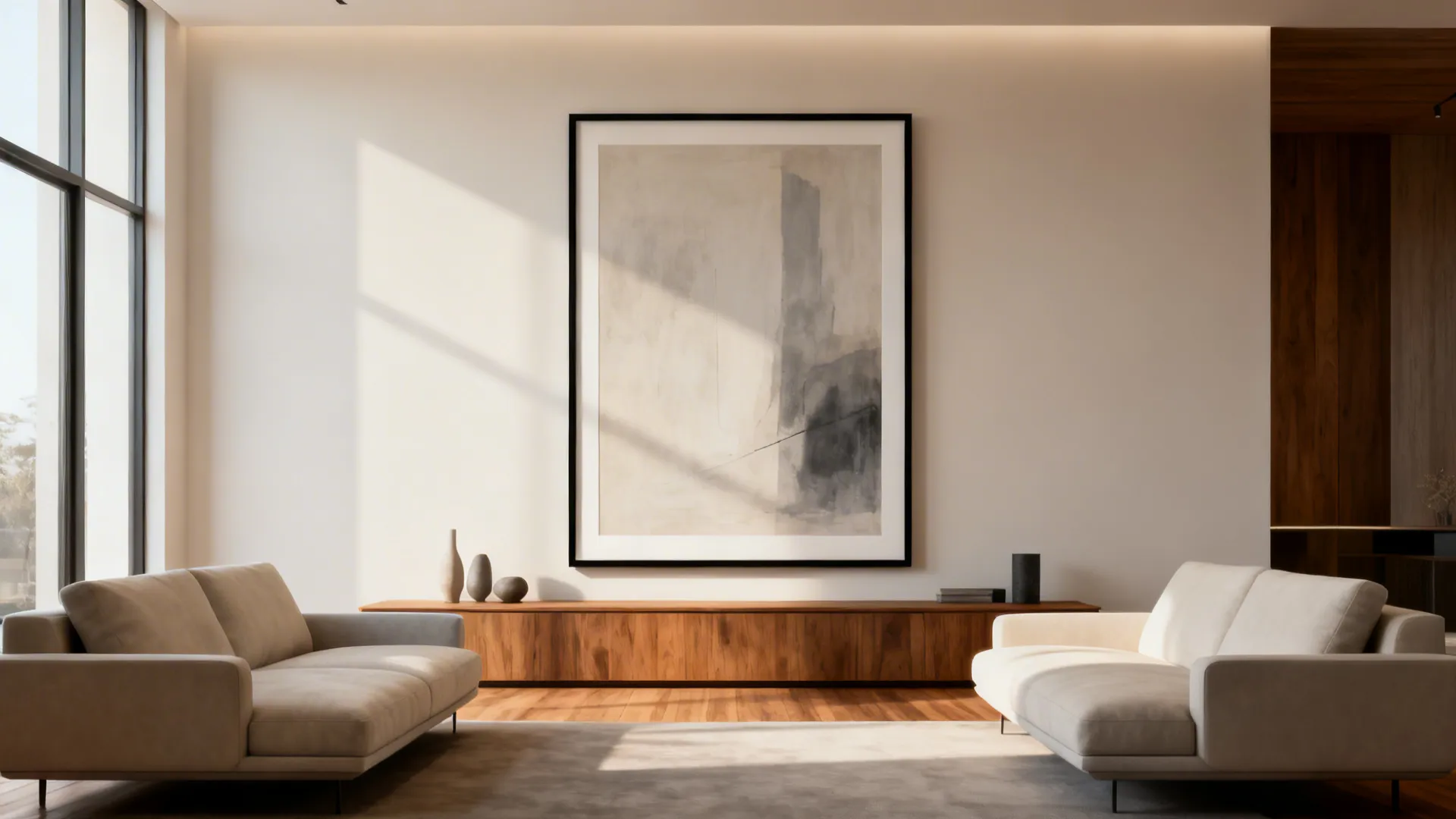 5 Large Framed Wall Art Ideas for Living Rooms