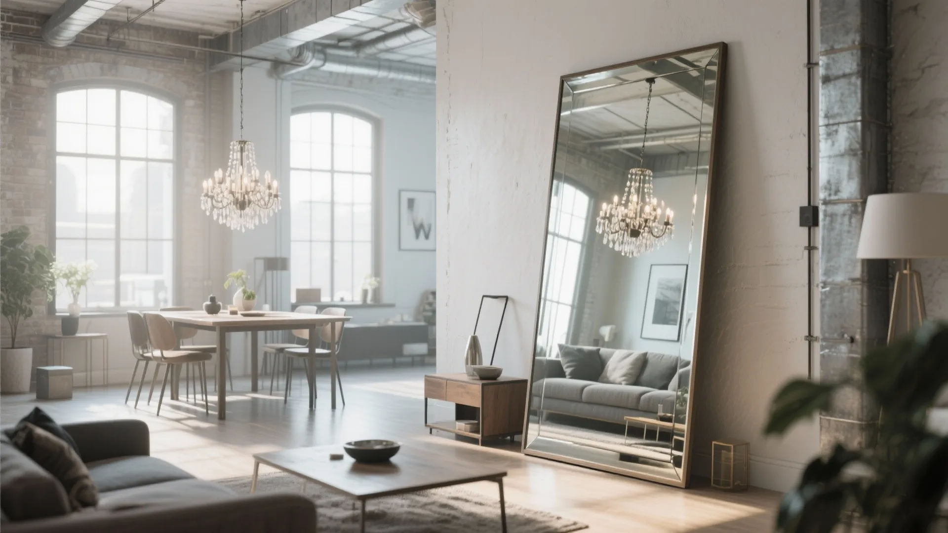 Oversized Statement Mirror