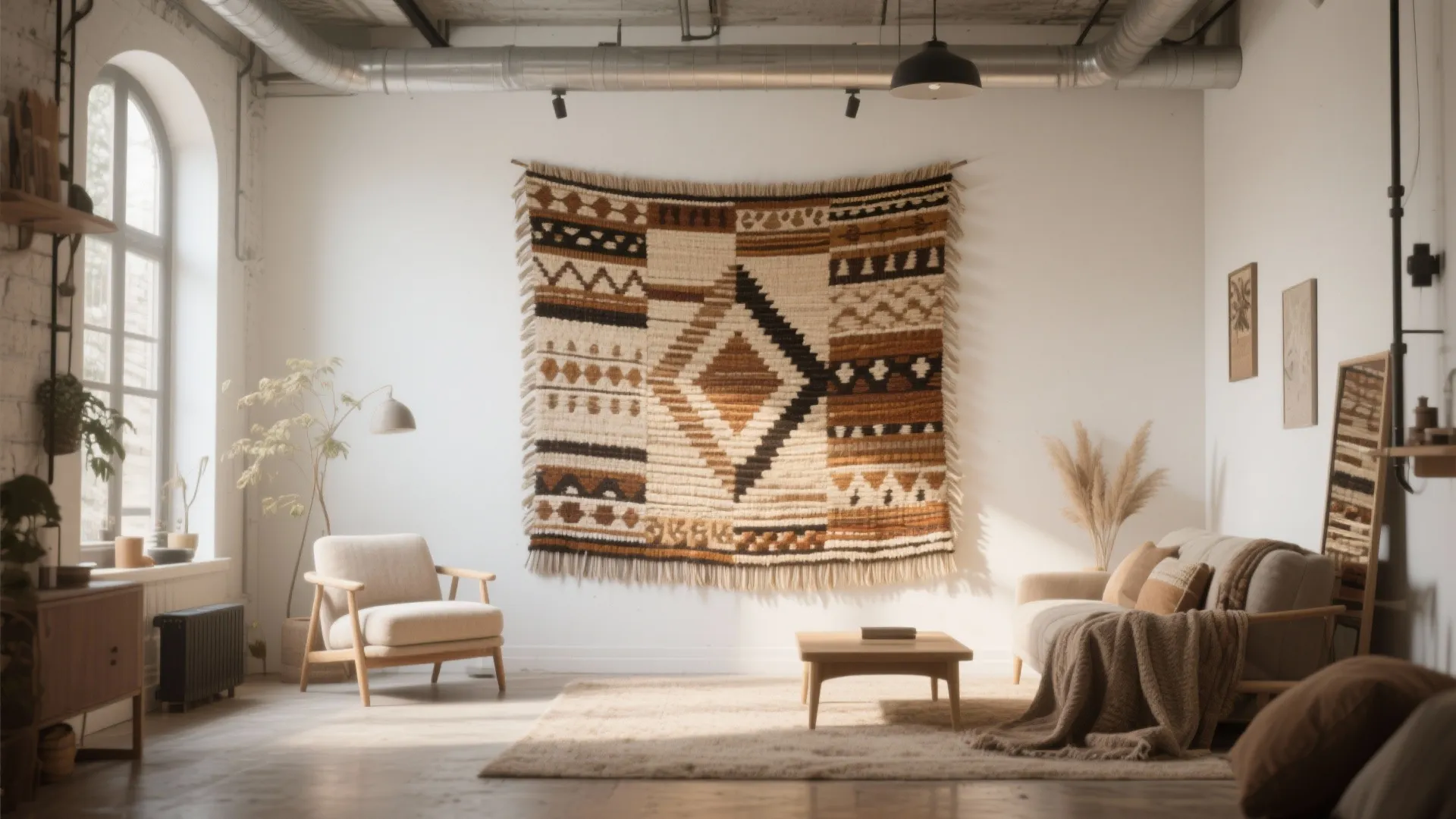 2. Oversized Fabric Wall Art