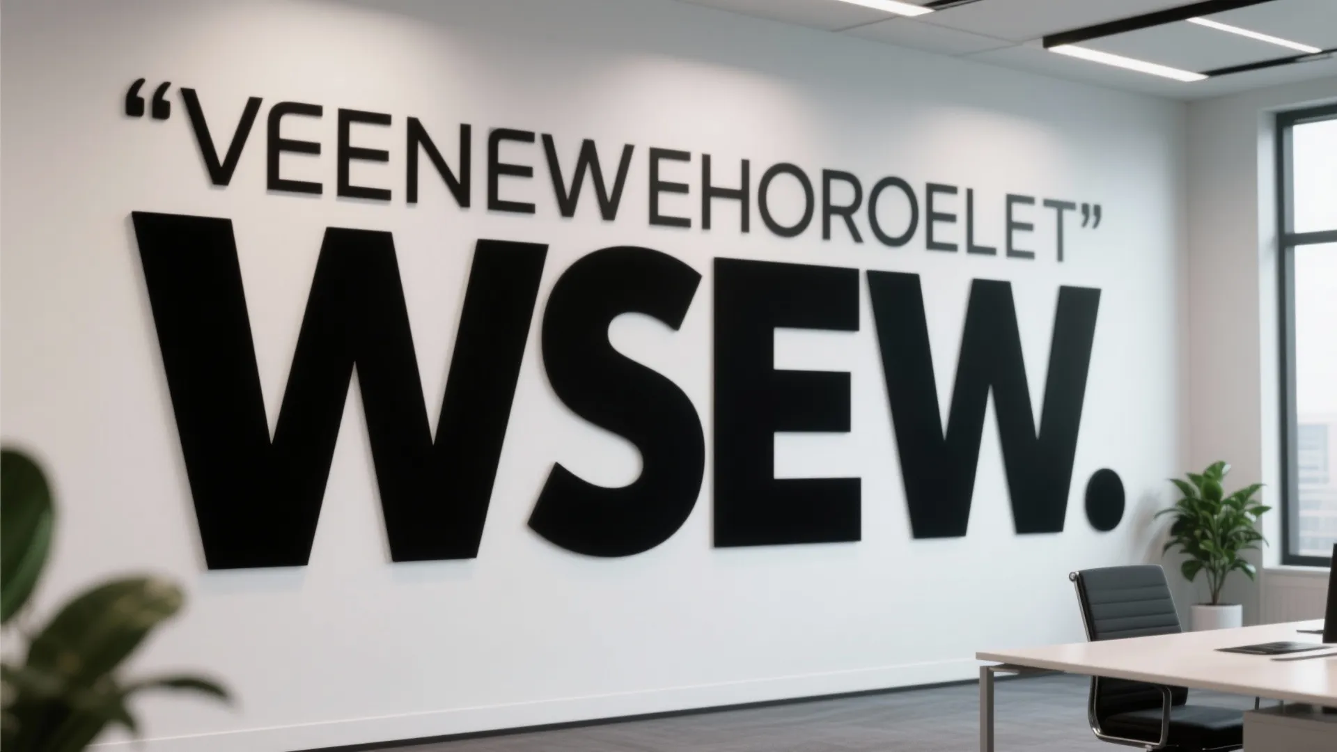 3. Oversized Typography