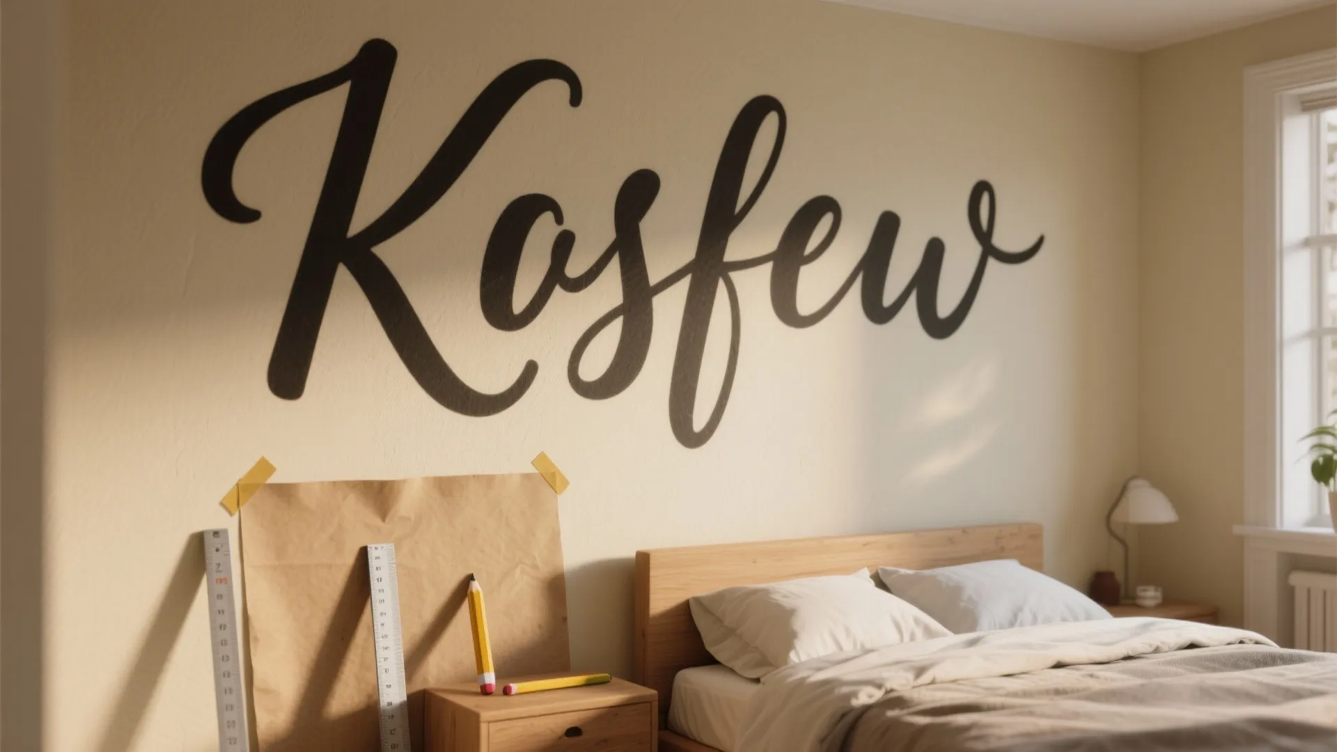 4. Oversized Typography or Script