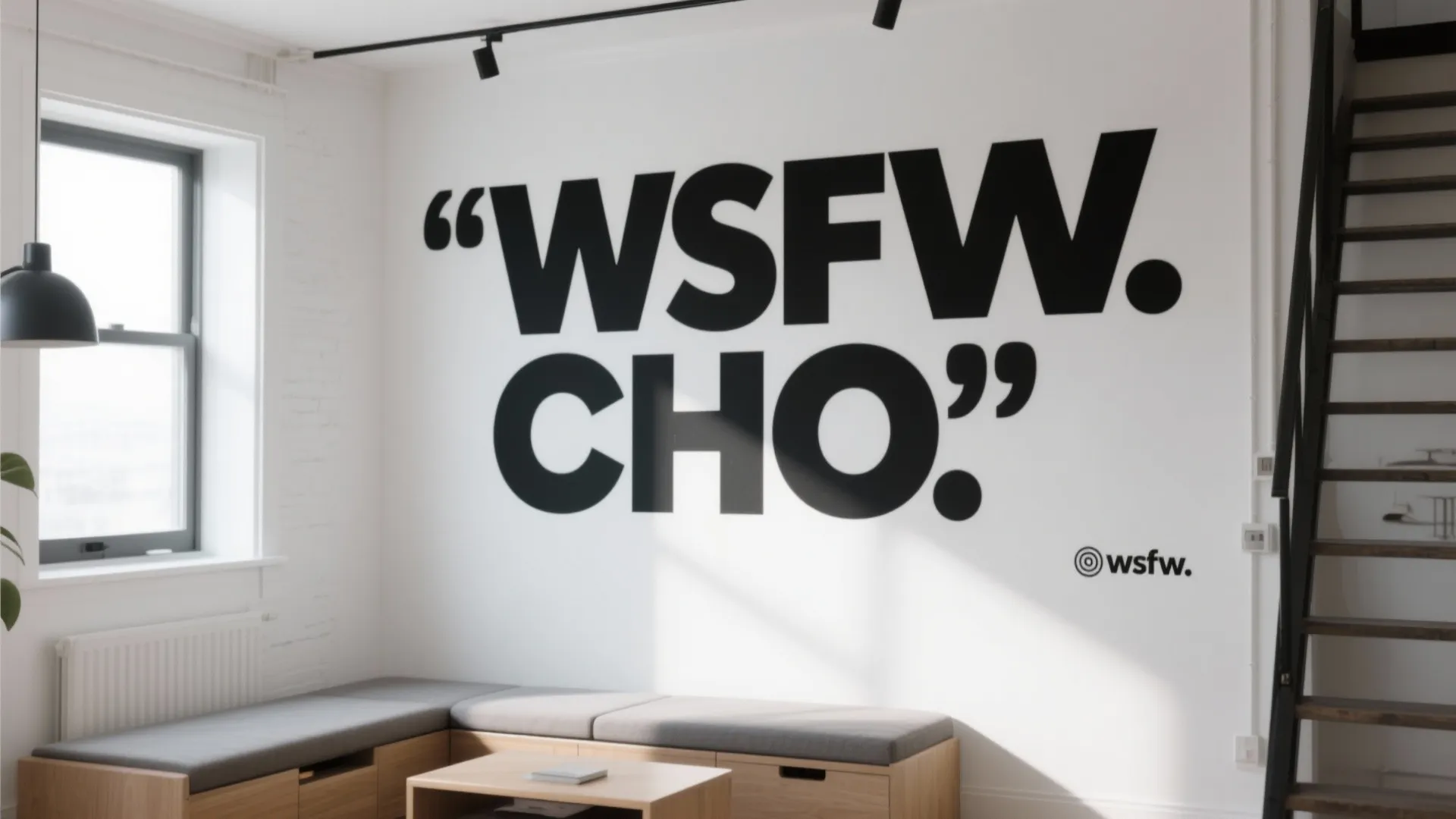 Oversized Typography Art