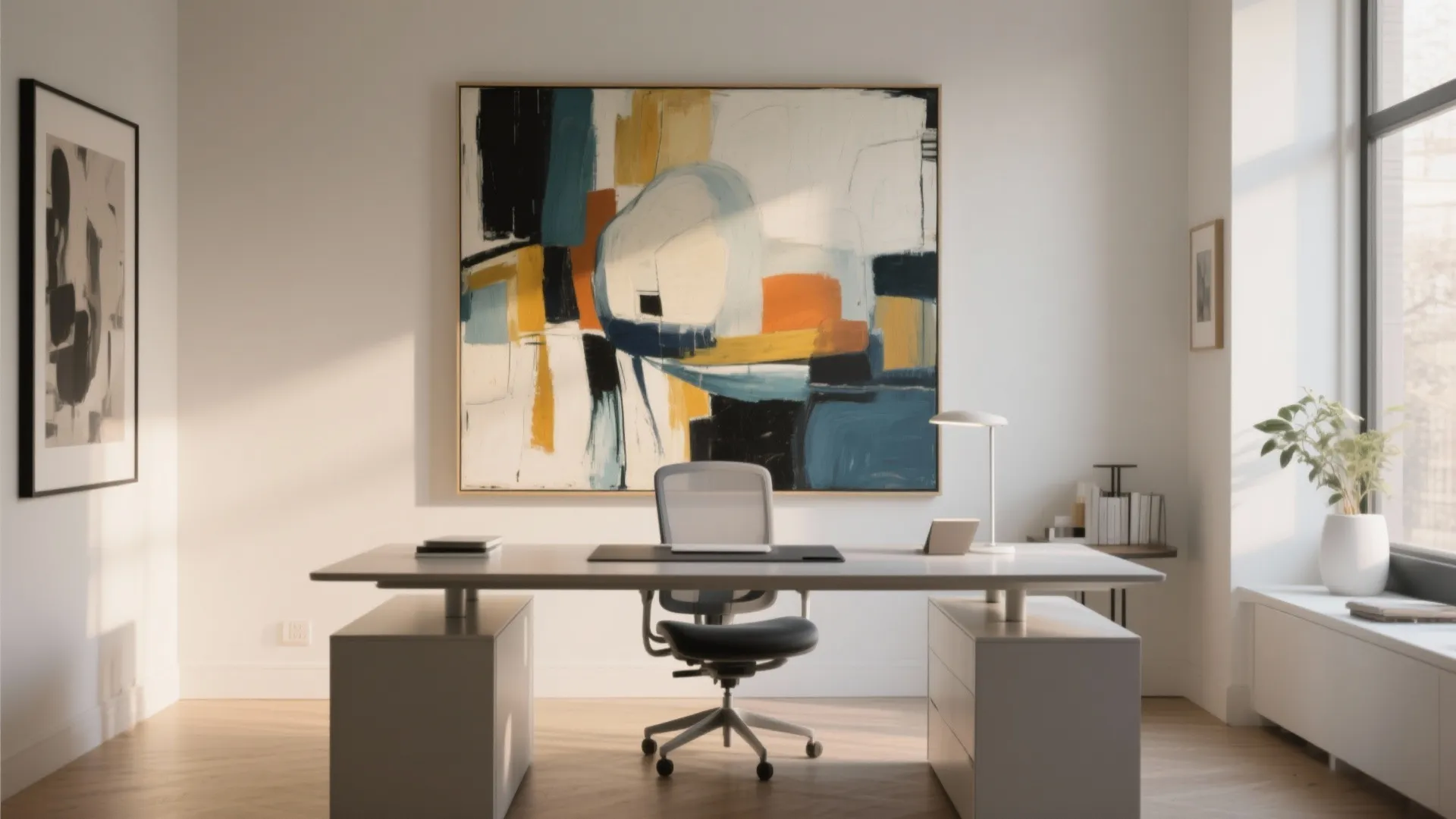 3. Oversized Wall Art