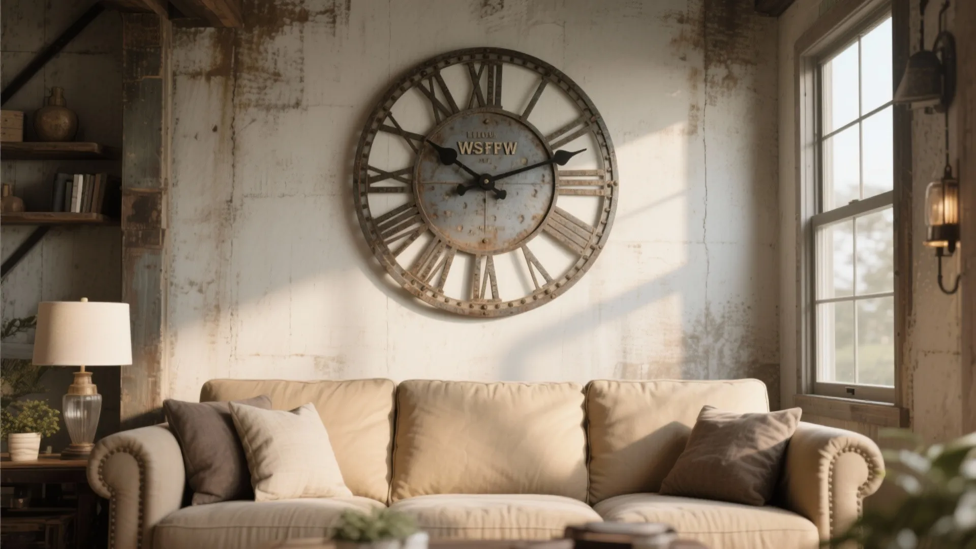 2. Oversized Wall Clocks