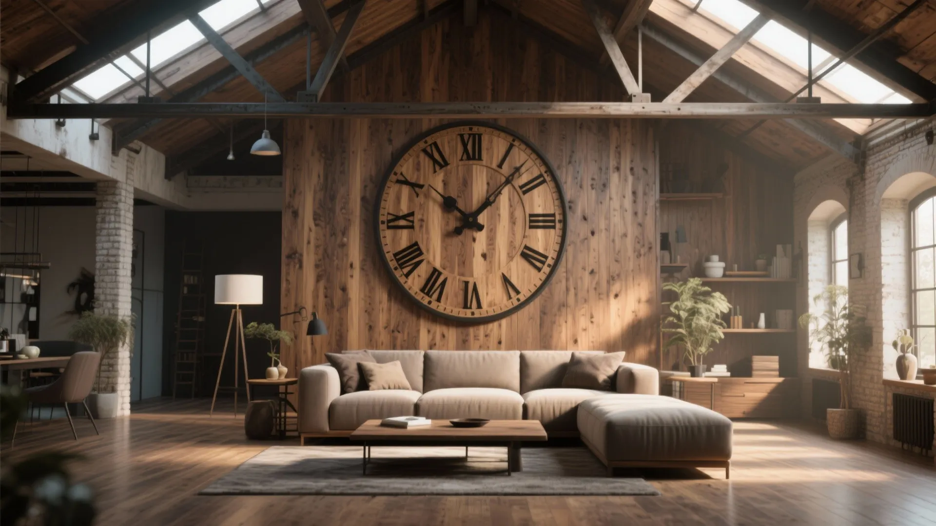 Oversized Statement Clock