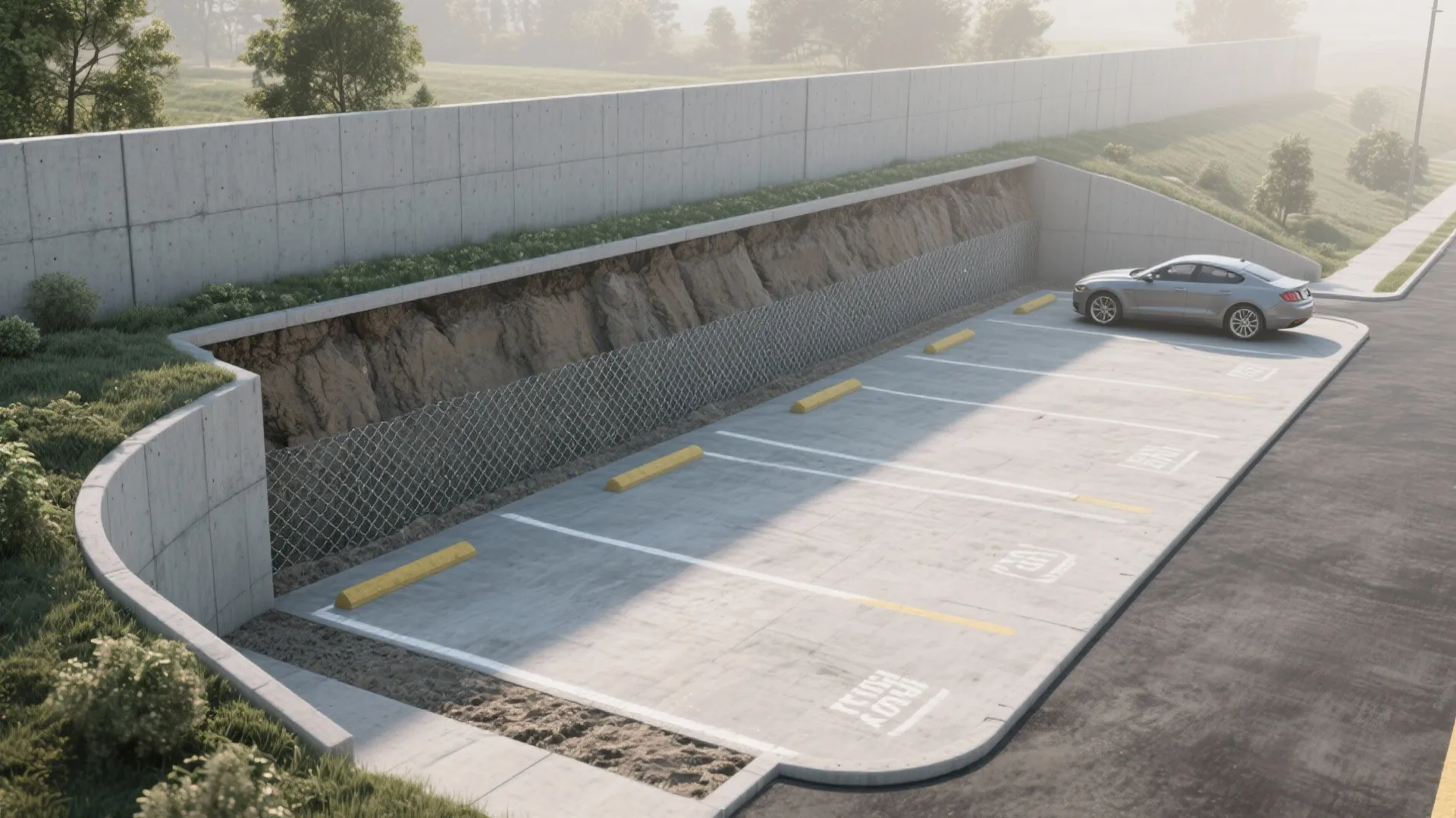 3) Overturning Stability: Lever Arms and Surcharges