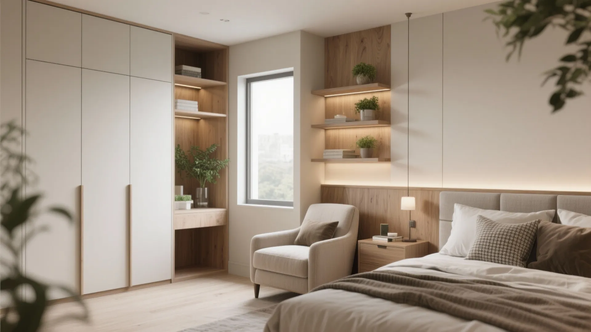 2. Owner suite with smart storage and a private nook