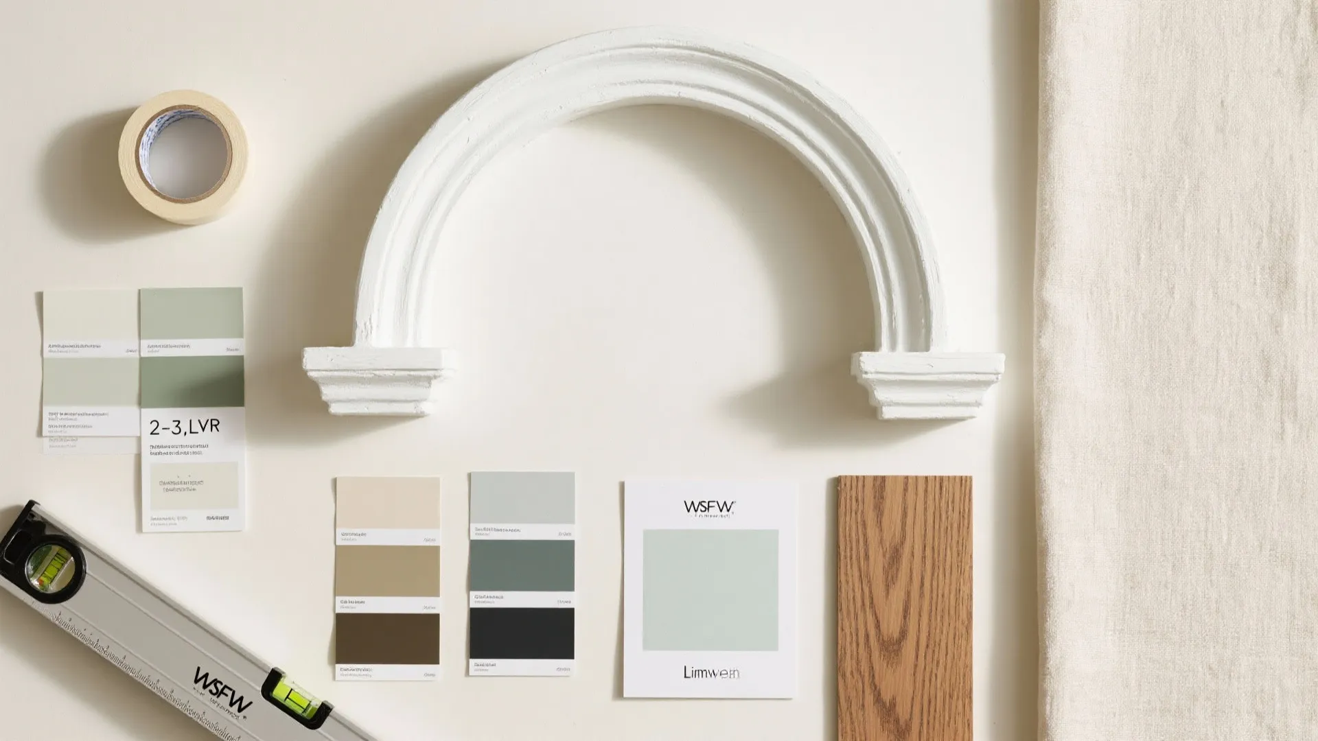 Painted Faux Arches for Renters (No Demo Required)